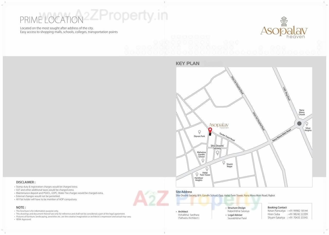  of real estate project Asopalav Heaven located at Nanamava, Rajkot, Gujarat