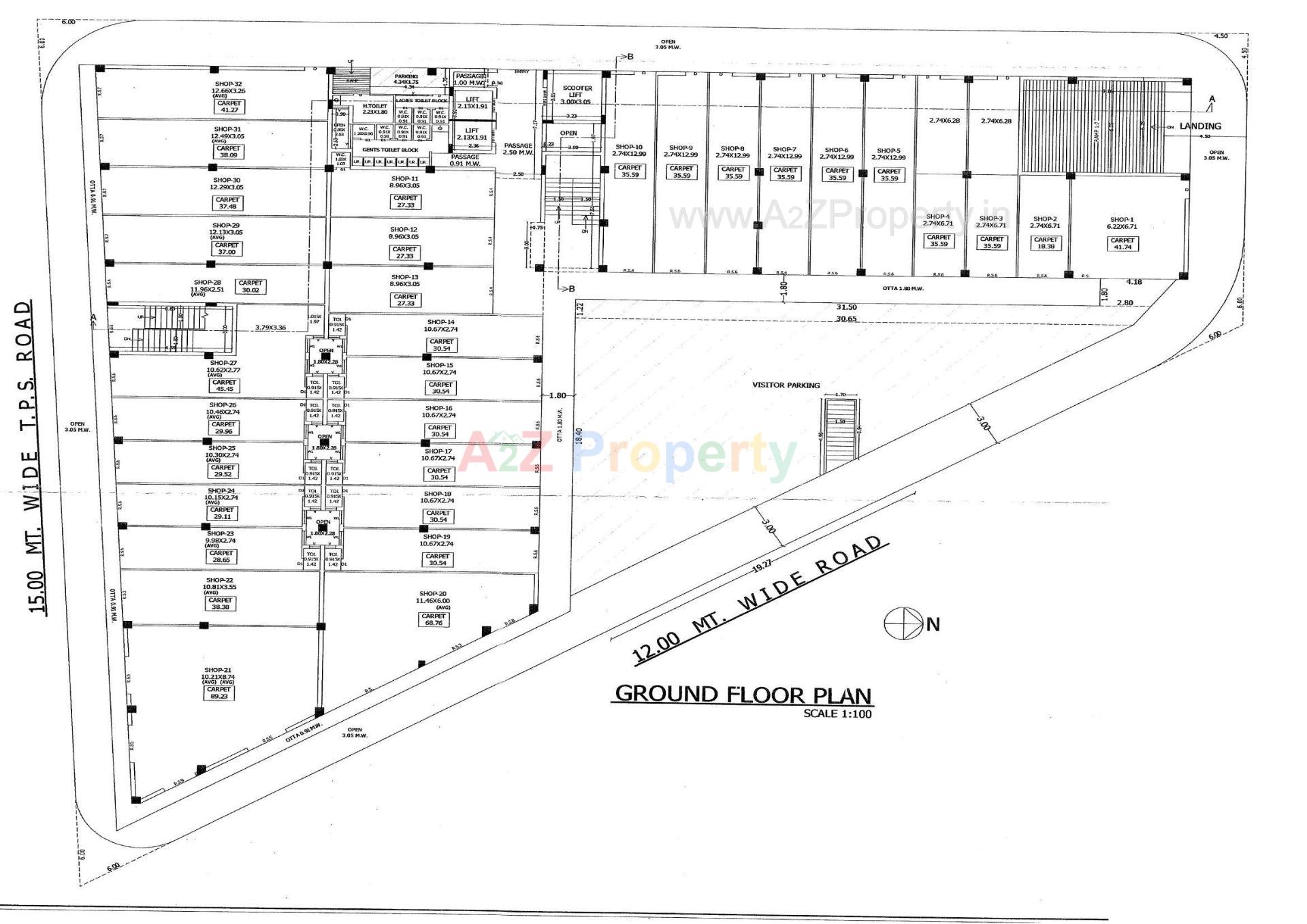  of real estate project Asopalav Triangle located at Uran, Rajkot, Gujarat