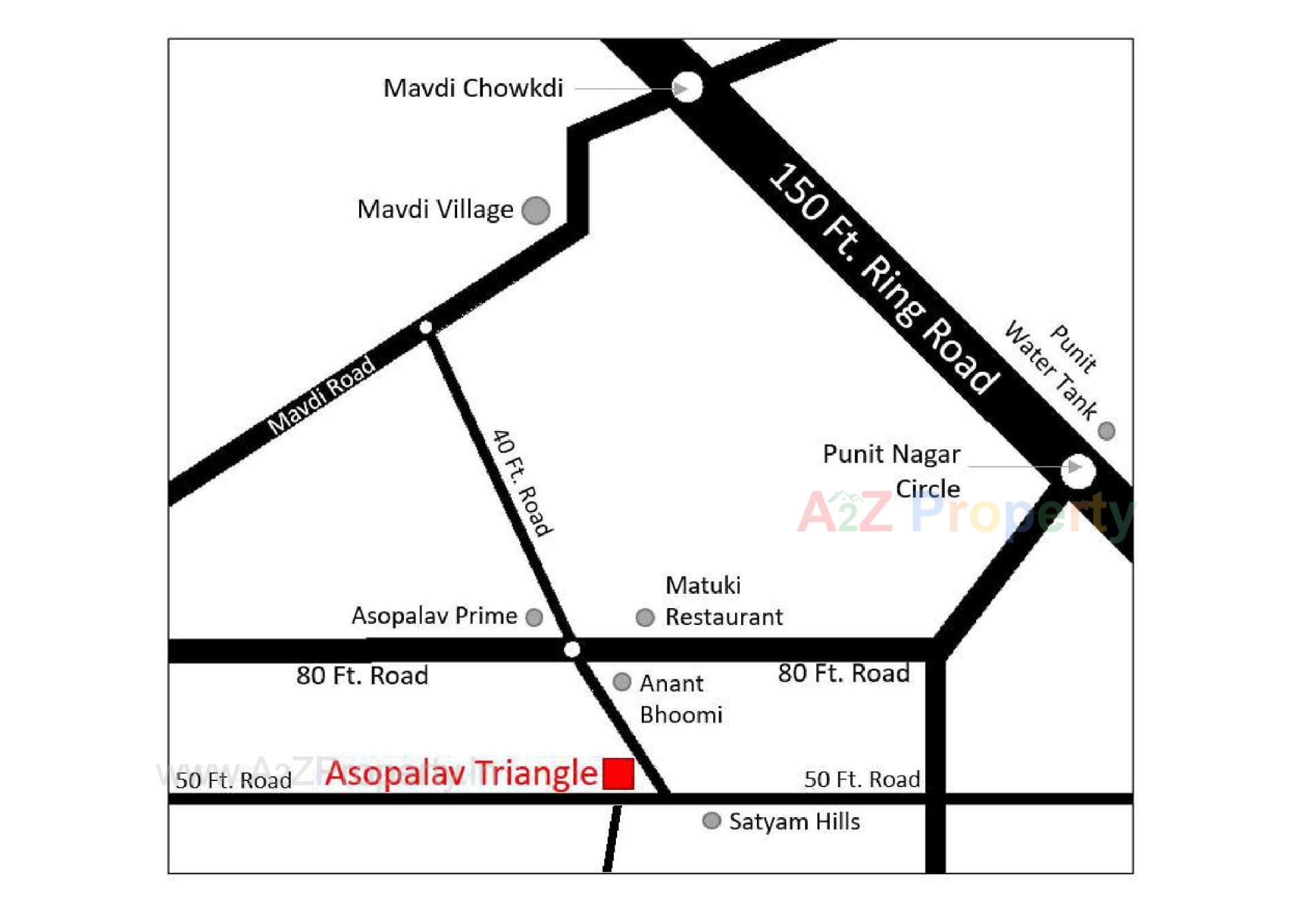  of real estate project Asopalav Triangle located at Uran, Rajkot, Gujarat