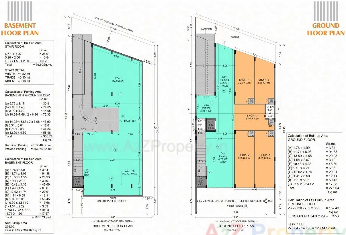 Layout of real estate project Astron Business Hub located at Rajkot, Rajkot, Gujarat