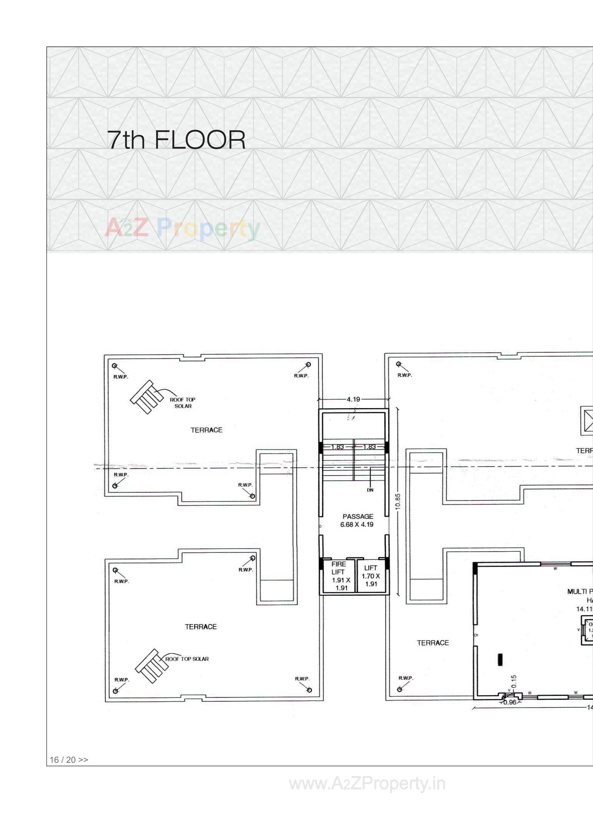 Layout of real estate project Atlantis Arihant located at Raiya, Rajkot, Gujarat