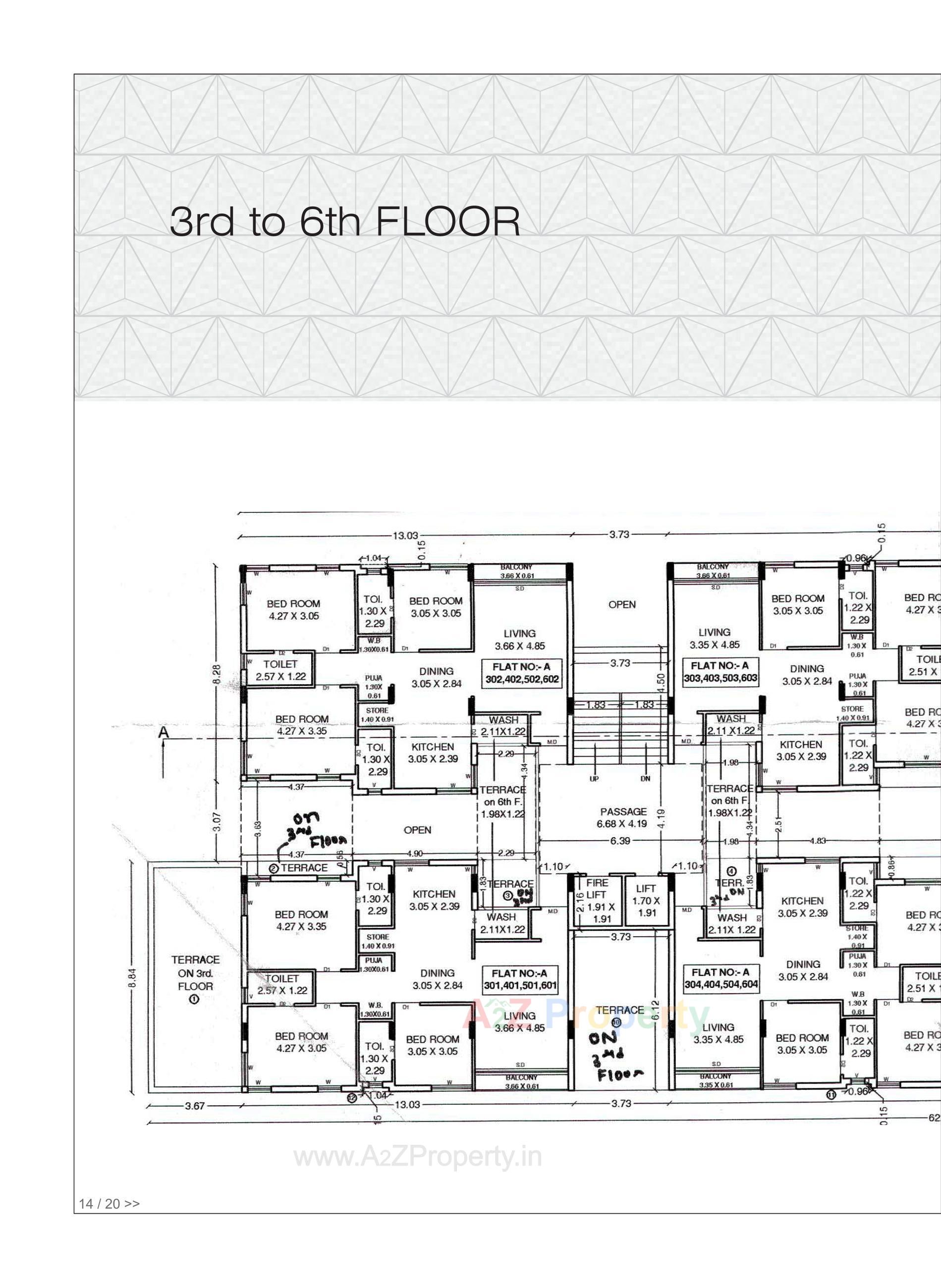 Layout of real estate project Atlantis Arihant located at Raiya, Rajkot, Gujarat