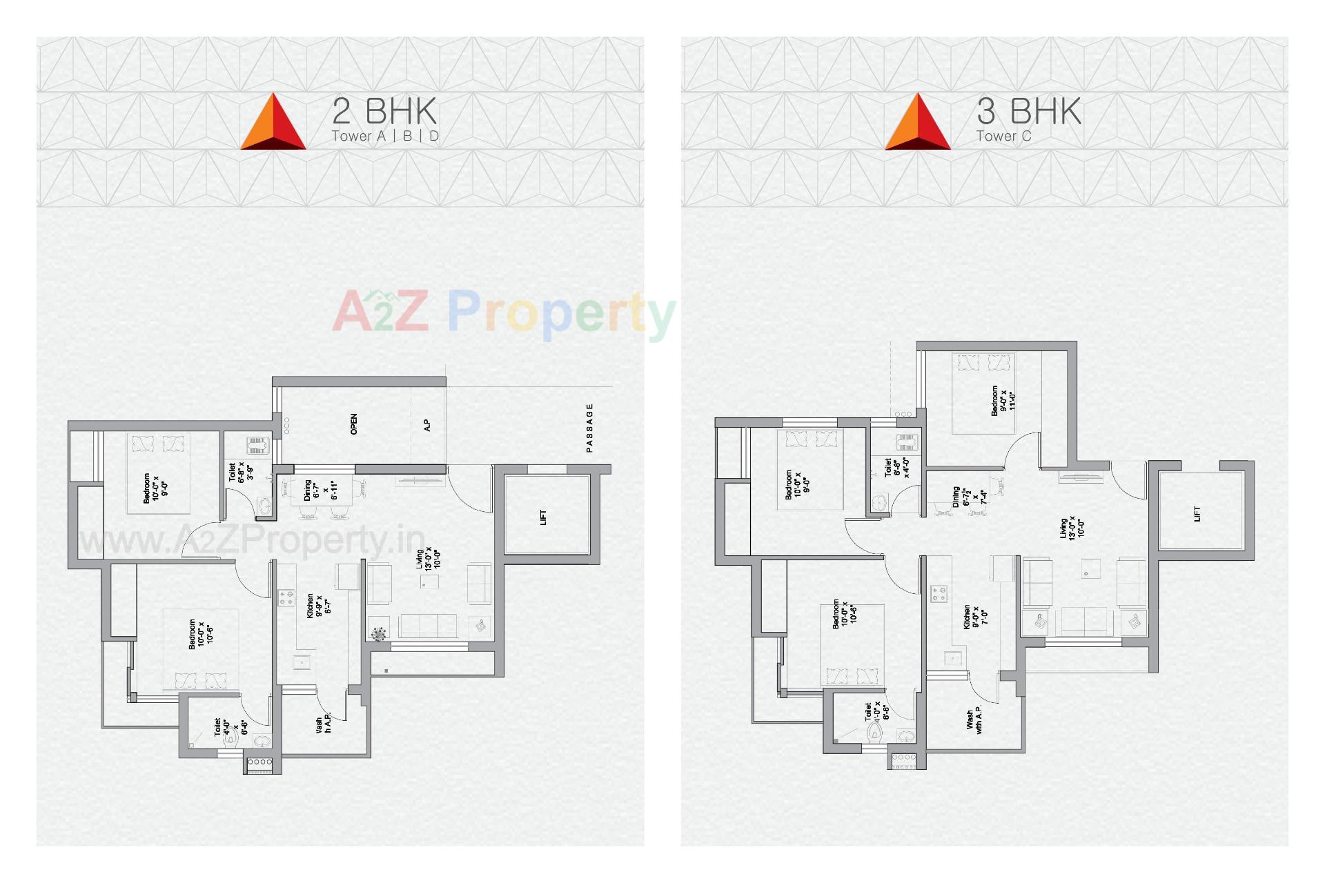 Layout of real estate project Atlantis Heights Ii located at Rajkot, Rajkot, Gujarat