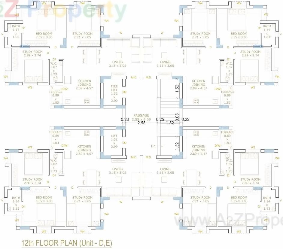 Layout of real estate project Atlantis Heights located at Kangashiyali, Rajkot, Gujarat