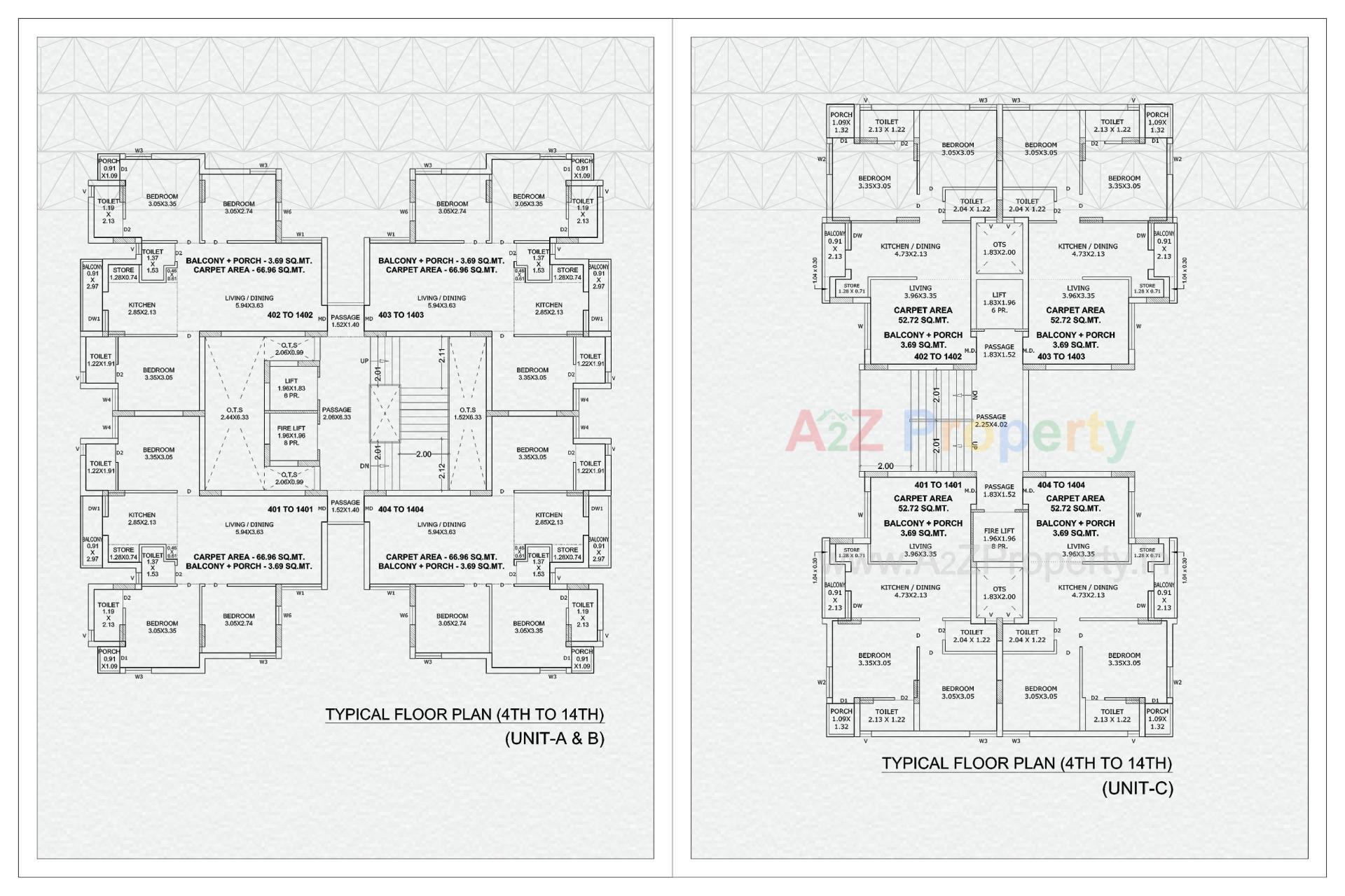 Layout of real estate project Atlantis Hills located at Raiya, Rajkot, Gujarat