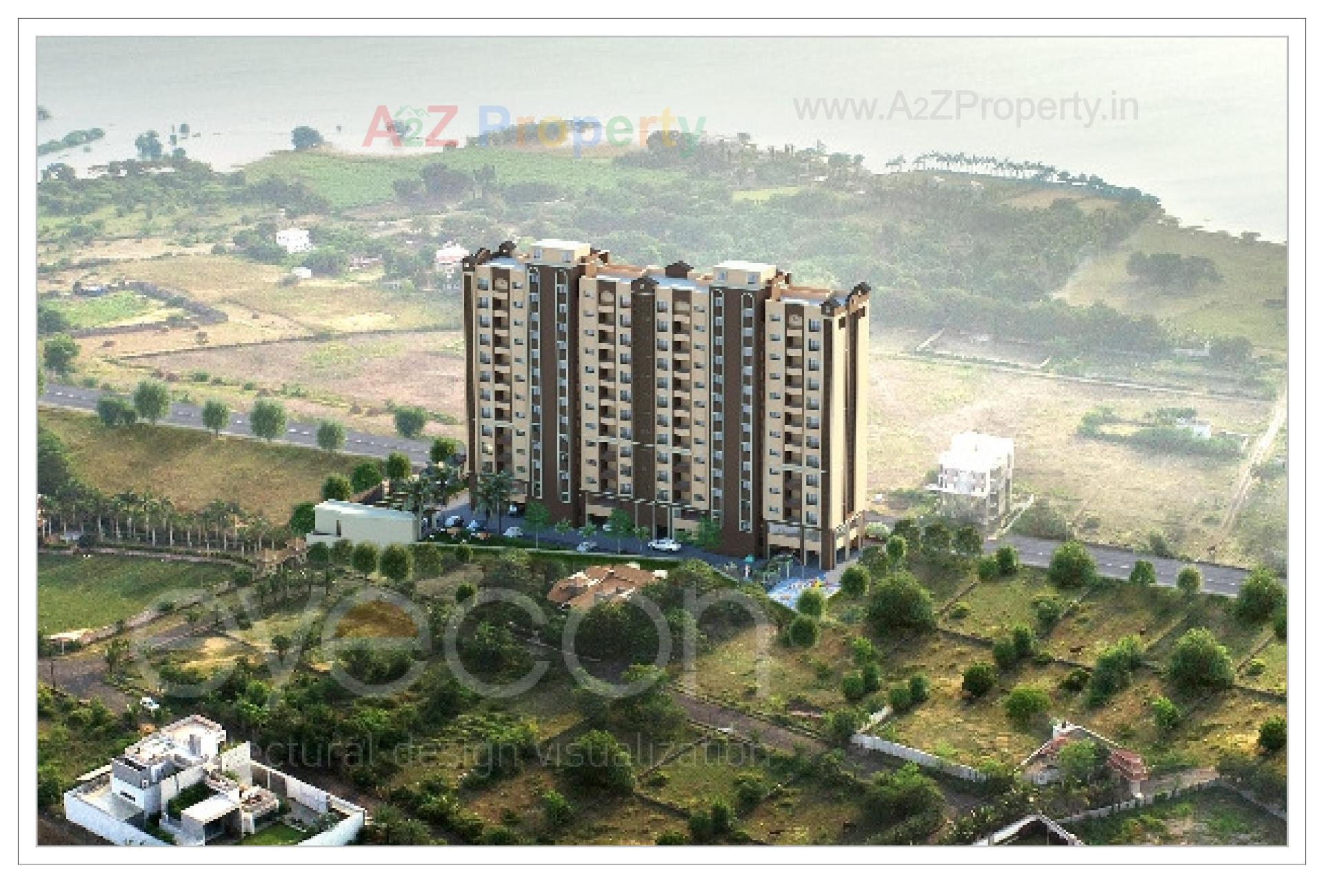 3D Elevation of real estate project Atlantis Sky Villas located at Kankot, Rajkot, Gujarat