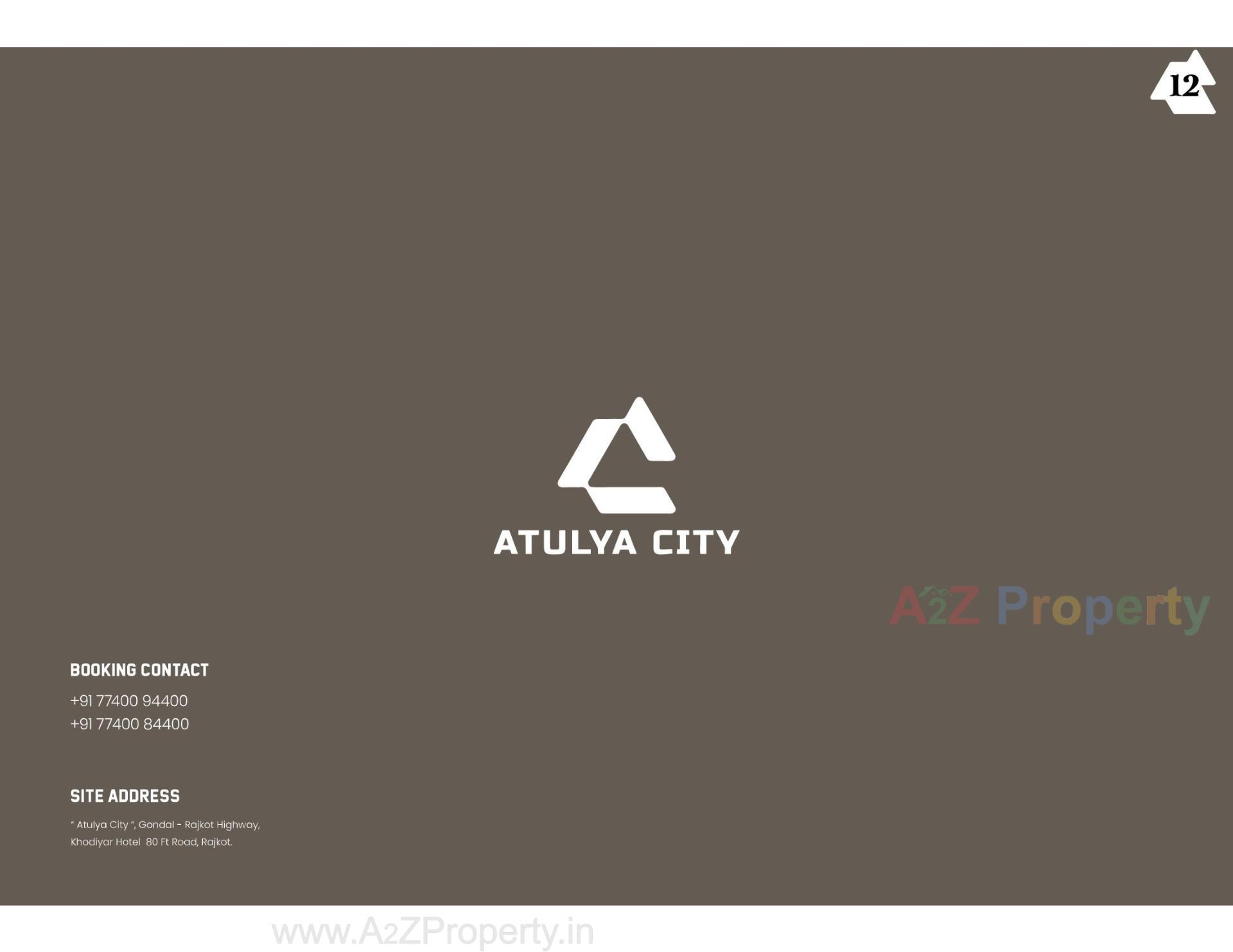  of real estate project Atulya City located at Kangshiyali, Rajkot, Gujarat