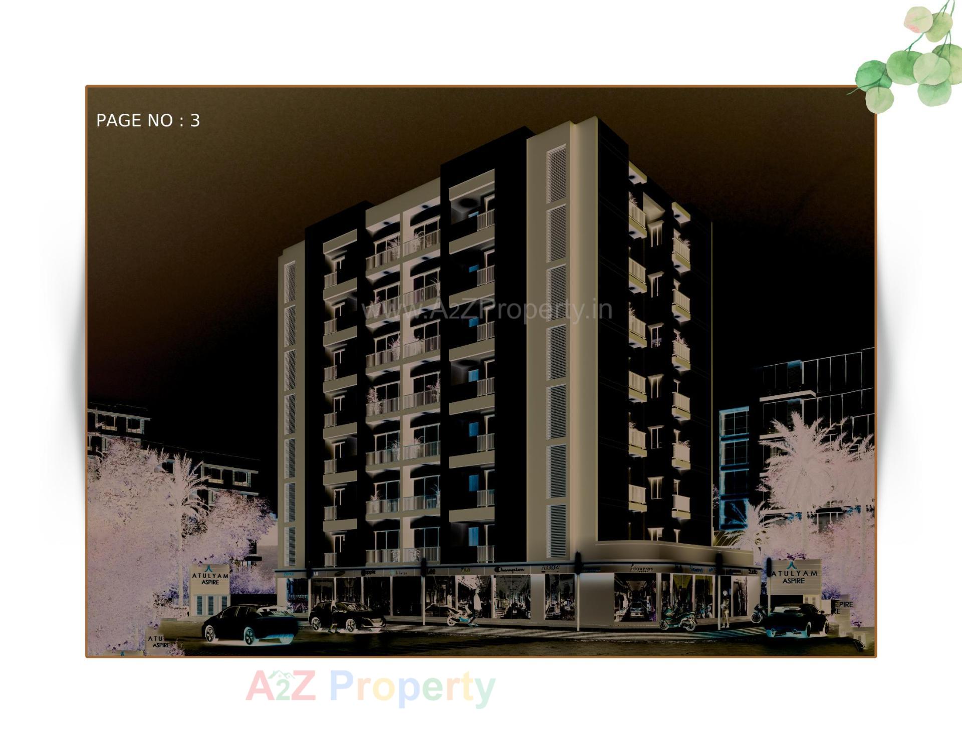 3D Elevation of real estate project Atulyam Aspire located at Rajkot, Rajkot, Gujarat