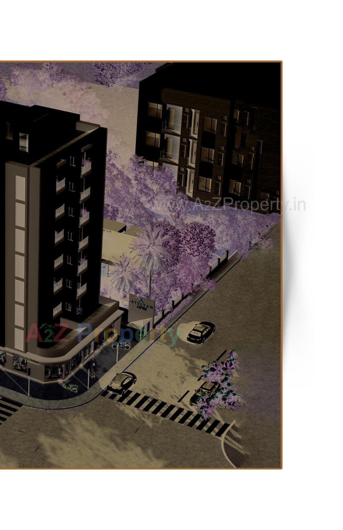 3D Elevation of real estate project Atulyam Aspire located at Rajkot, Rajkot, Gujarat