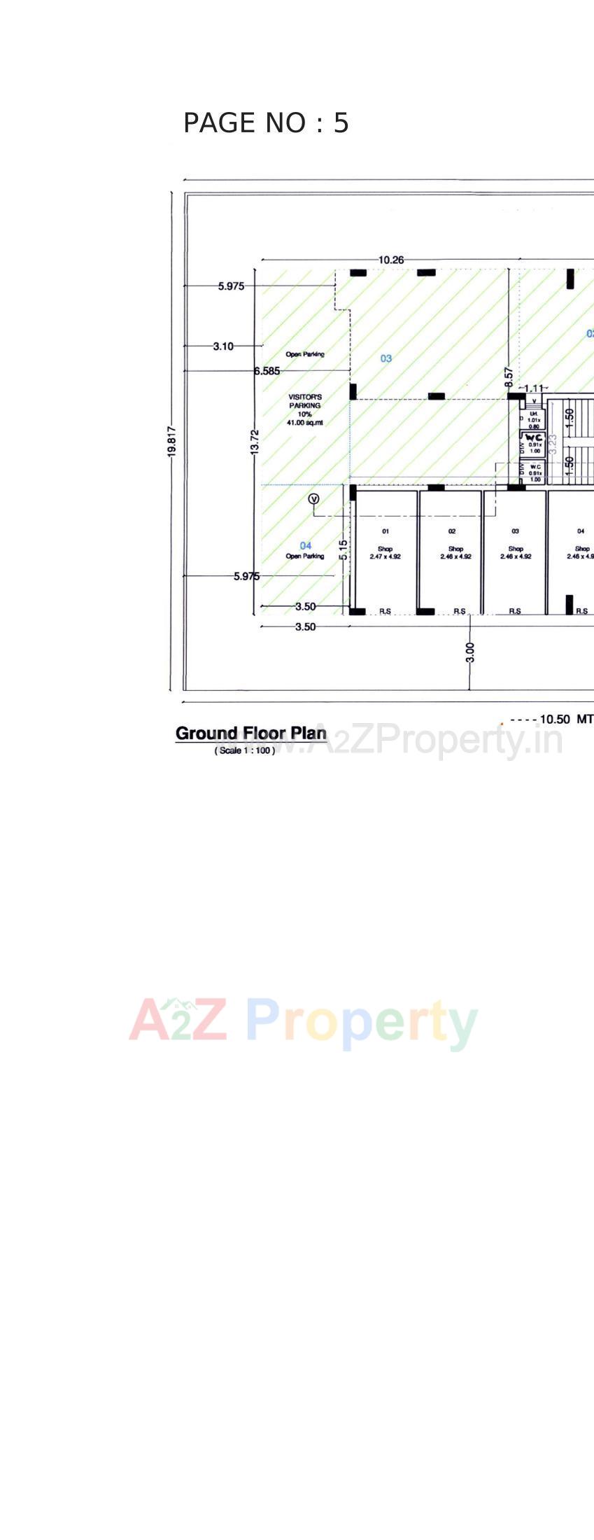 Layout of real estate project Atulyam Aspire located at Rajkot, Rajkot, Gujarat