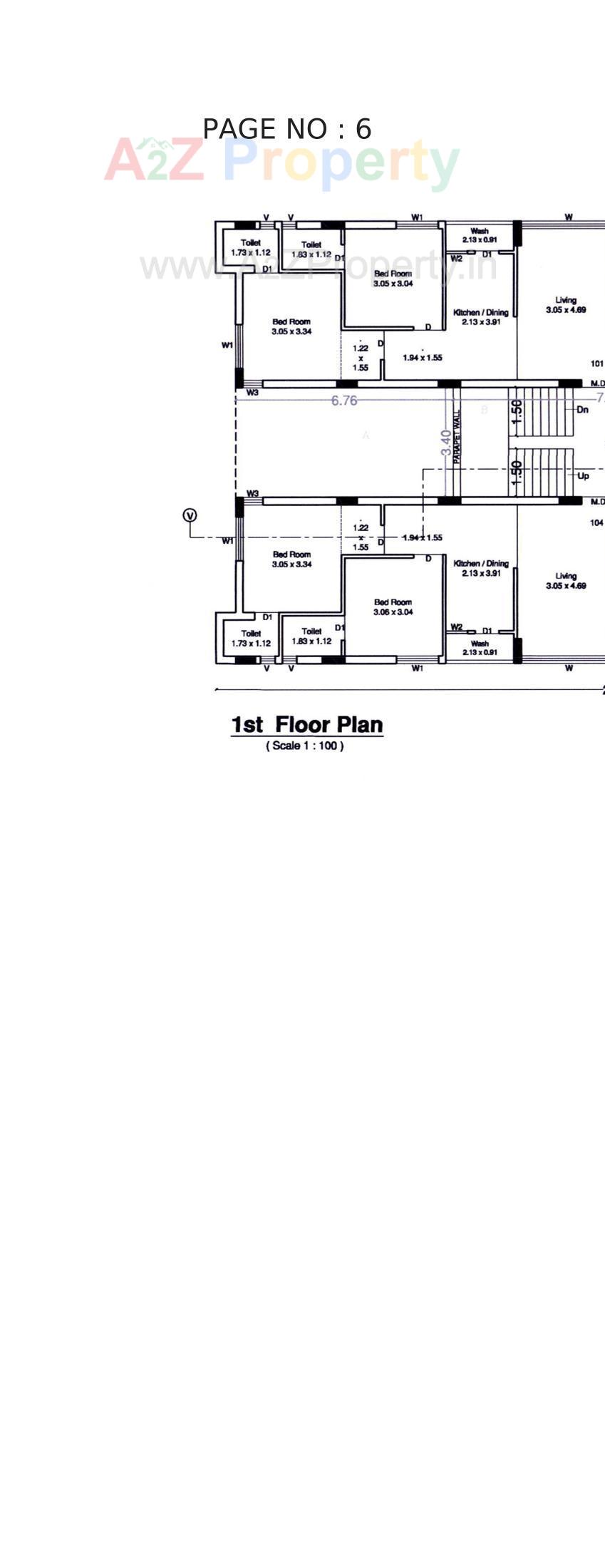 Layout of real estate project Atulyam Aspire located at Rajkot, Rajkot, Gujarat