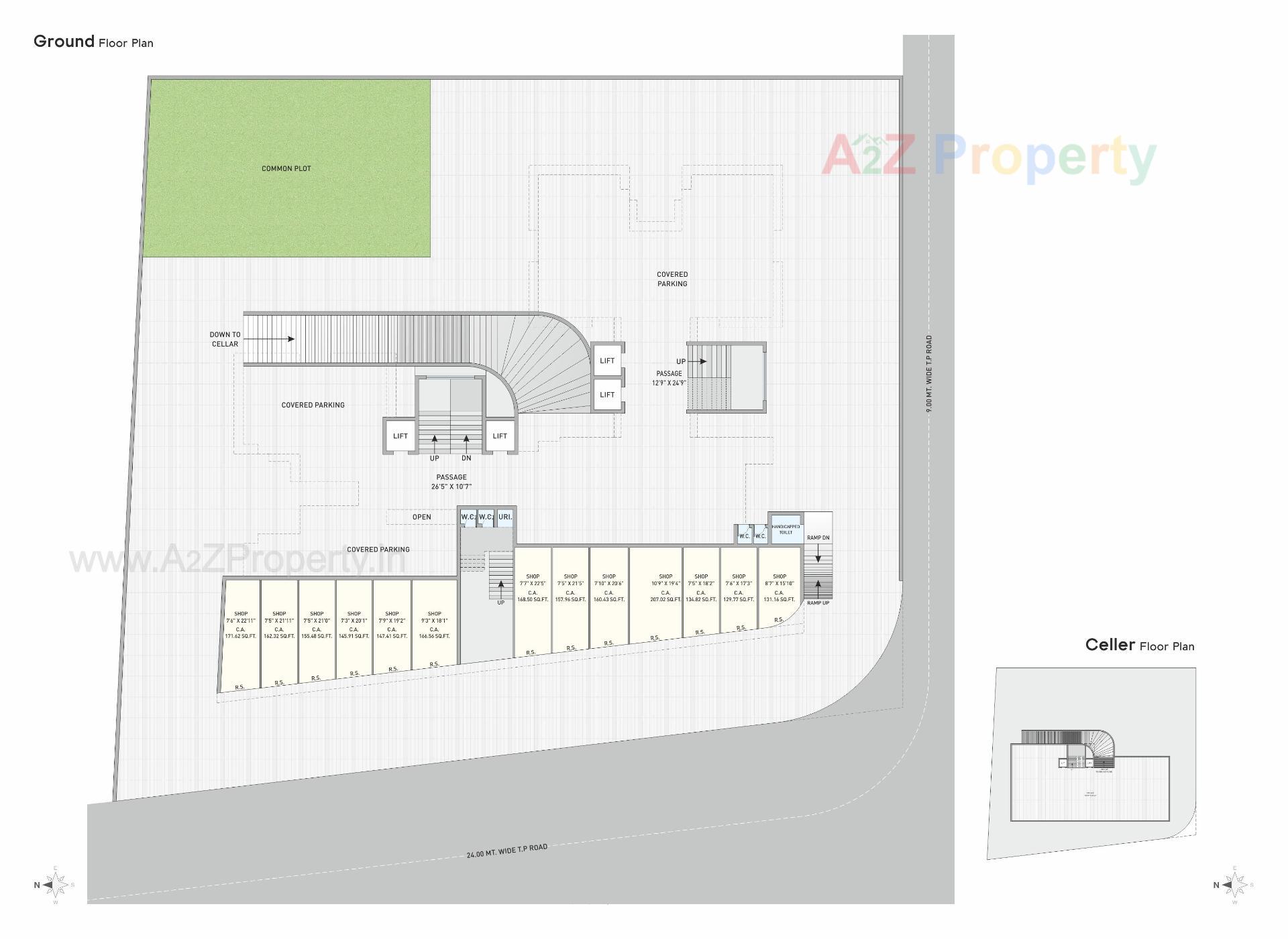 Layout of real estate project Atulyam Aura located at Rajkot, Rajkot, Gujarat