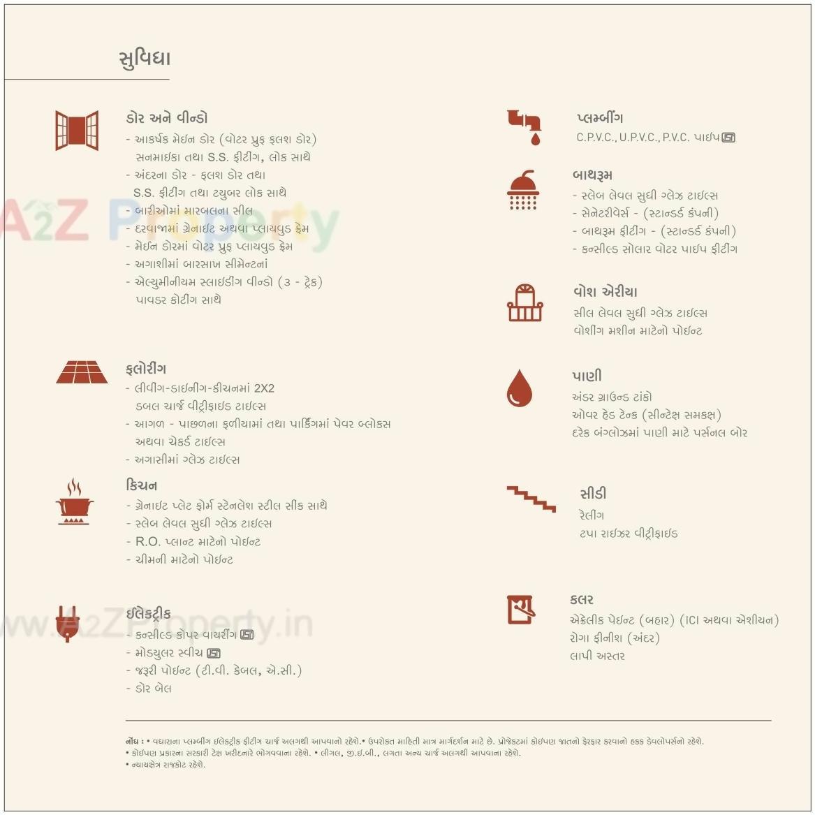  of real estate project Atulyam Bungalows located at Ghanteshwar, Rajkot, Gujarat