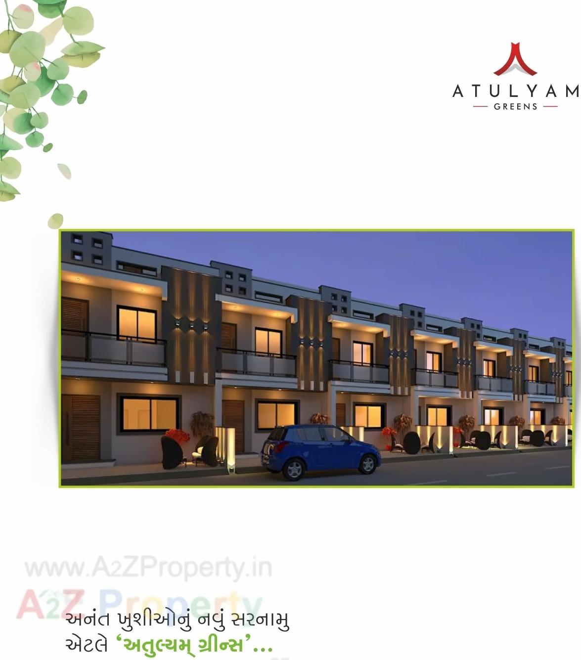 3D Elevation of real estate project Atulyam Greens located at Rajkot, Rajkot, Gujarat