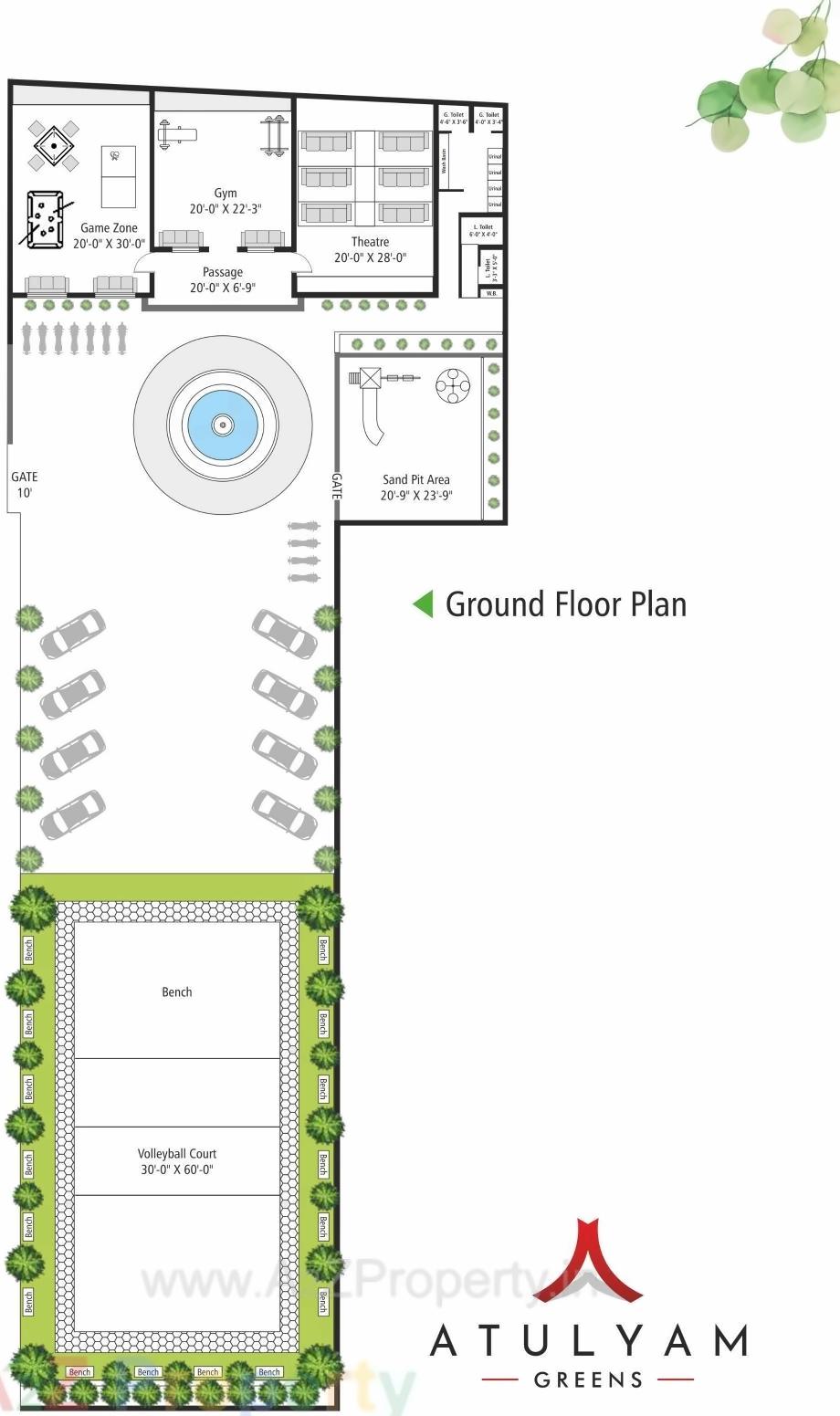  of real estate project Atulyam Greens located at Rajkot, Rajkot, Gujarat