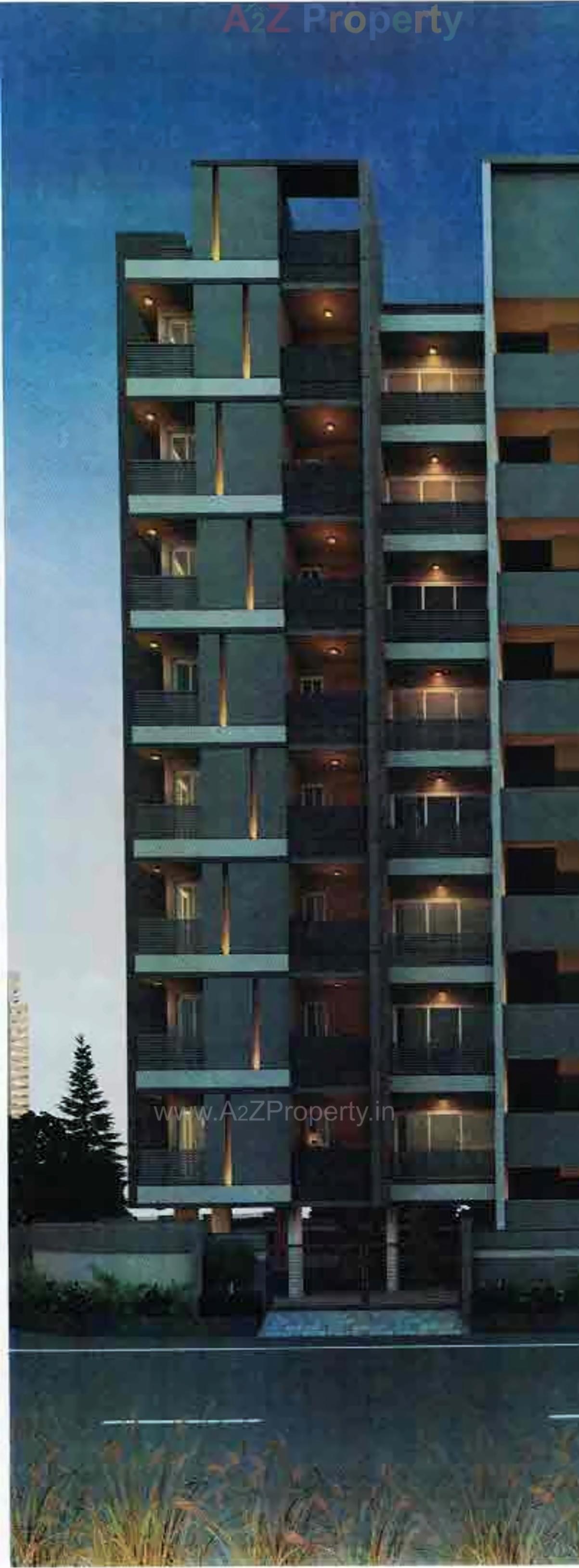 3D Elevation of real estate project Atulyam Horizon located at Raiya, Rajkot, Gujarat