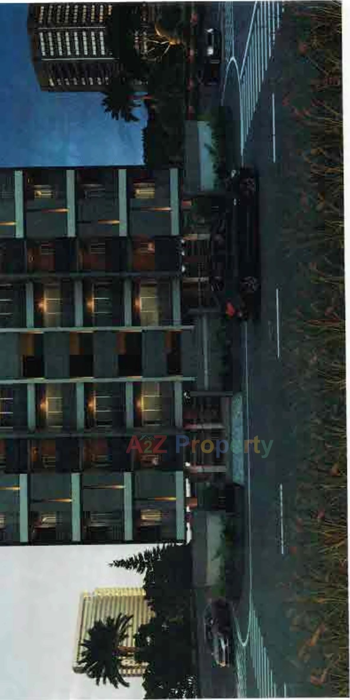 3D Elevation of real estate project Atulyam Horizon located at Raiya, Rajkot, Gujarat