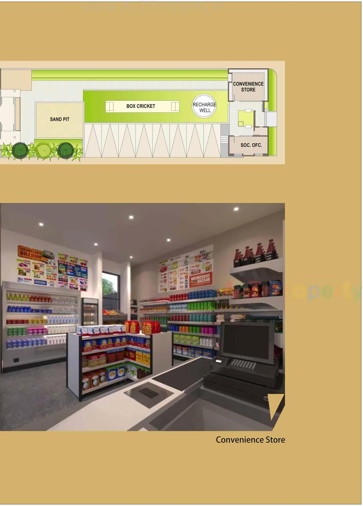 Layout of real estate project Aurum One located at Rajkot, Rajkot, Gujarat