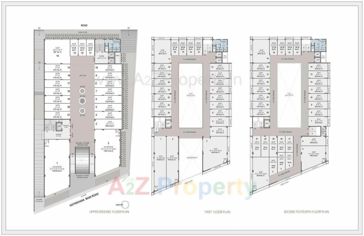 Layout of real estate project Aurum located at Rajkot, Rajkot, Gujarat