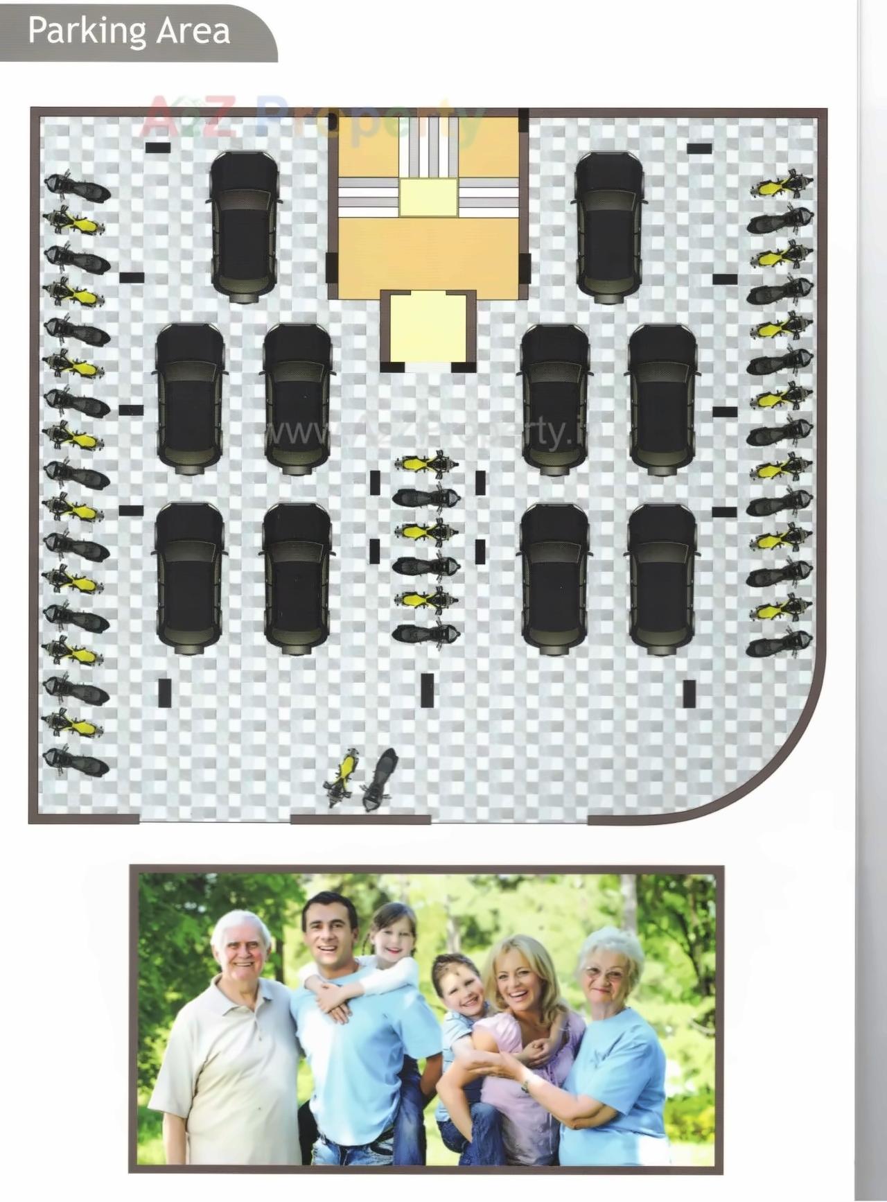 Layout of real estate project Avasar Palace located at Manjuka, Rajkot, Gujarat