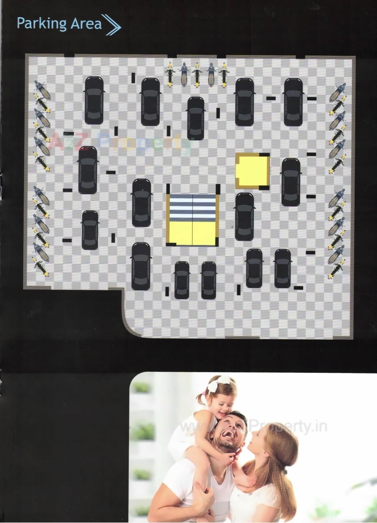 Layout of real estate project Avasar Palace located at Manjuka, Rajkot, Gujarat