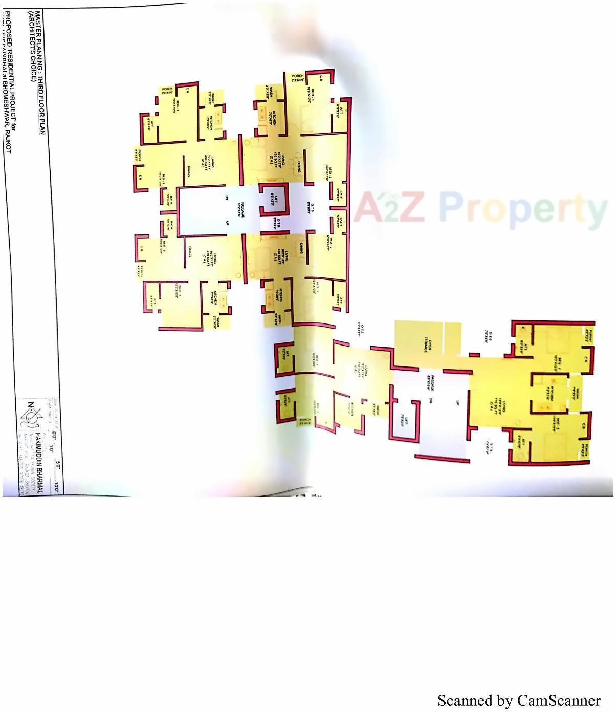 Layout of real estate project Babji Park located at Rajkot, Rajkot, Gujarat