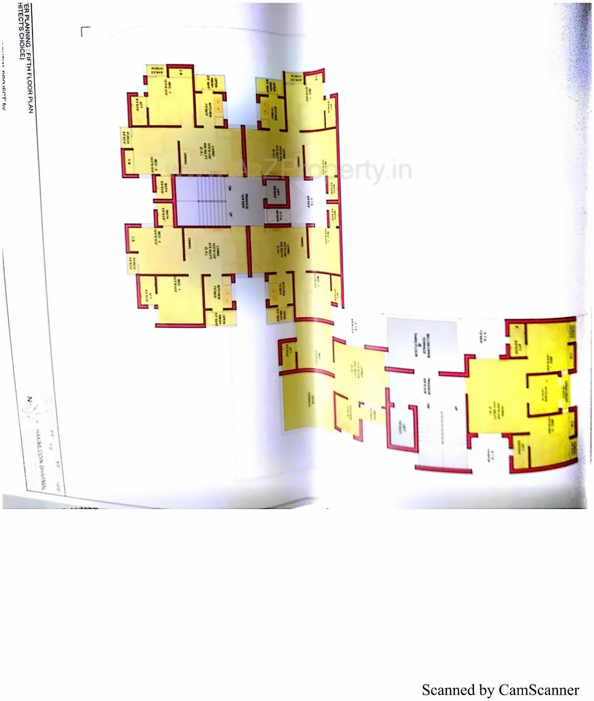 Layout of real estate project Babji Park located at Rajkot, Rajkot, Gujarat