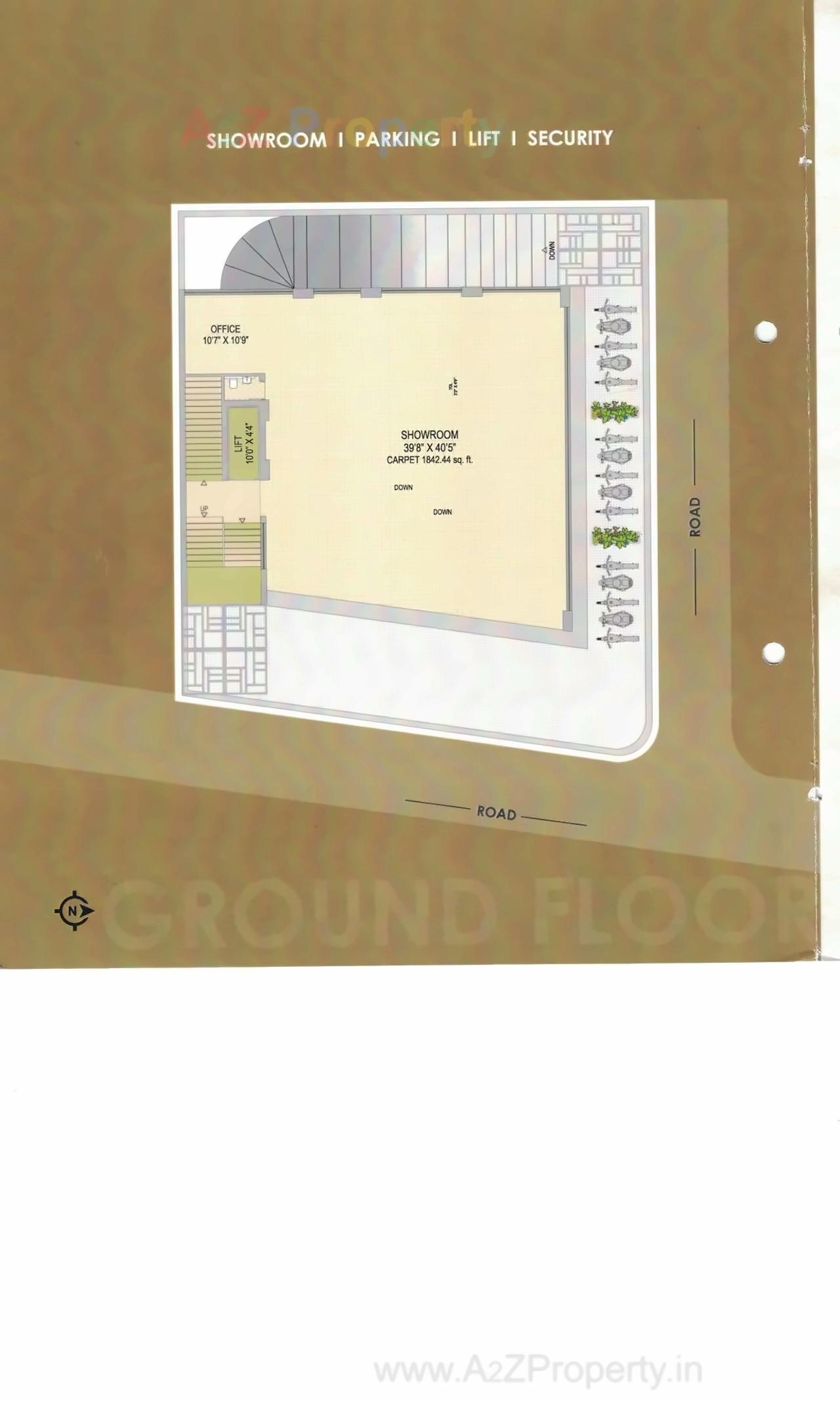 Layout of real estate project Balajee Square located at Rajkot, Rajkot, Gujarat