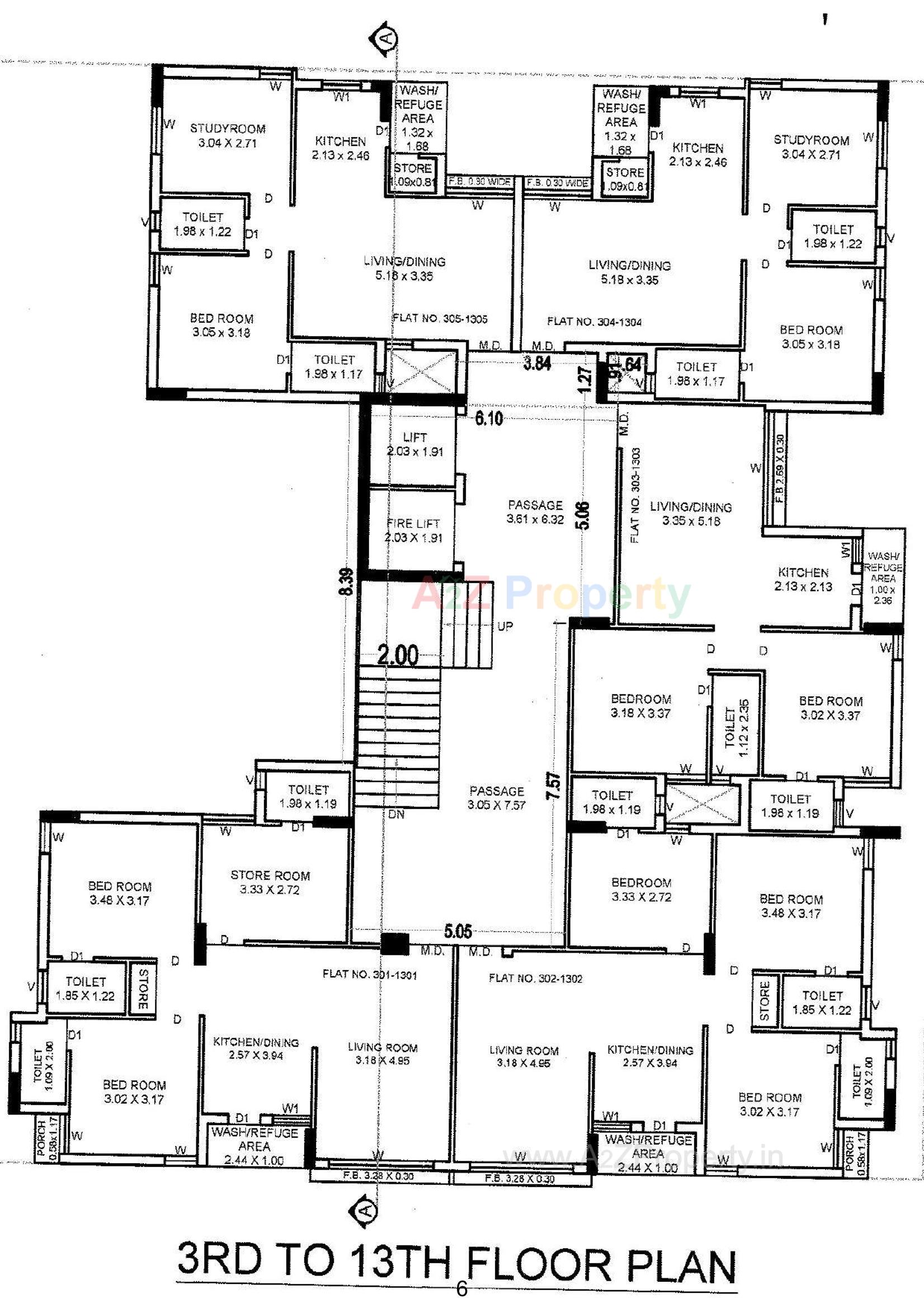 Layout of real estate project Balaji Height located at Mavdi, Rajkot, Gujarat