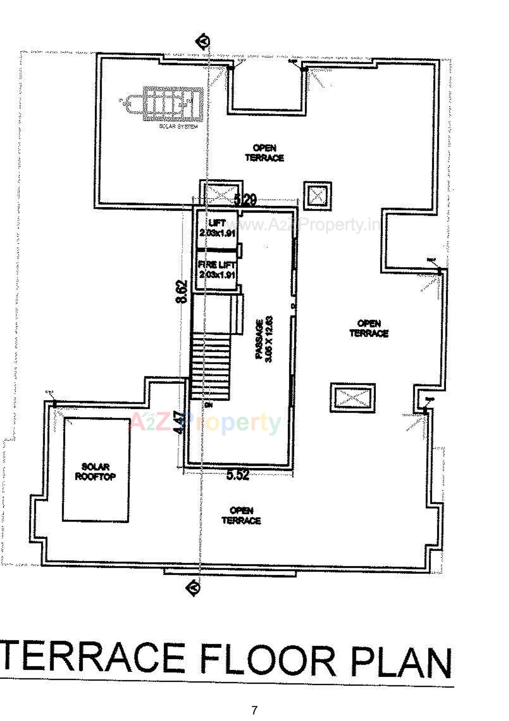 Layout of real estate project Balaji Height located at Mavdi, Rajkot, Gujarat