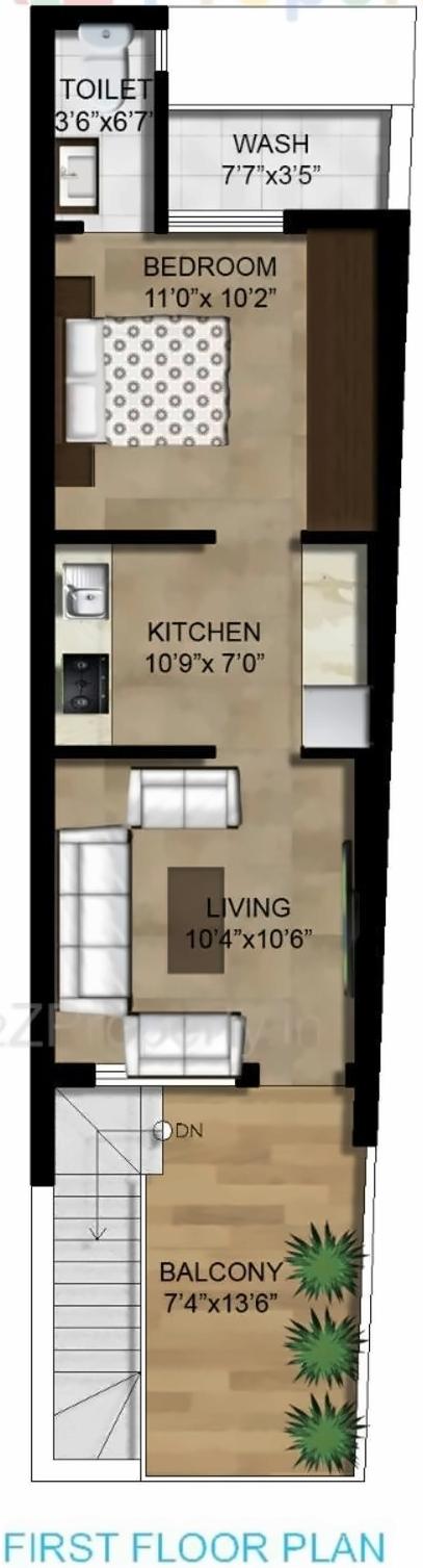 Layout of real estate project Balaji Residency located at Metoda, Rajkot, Gujarat