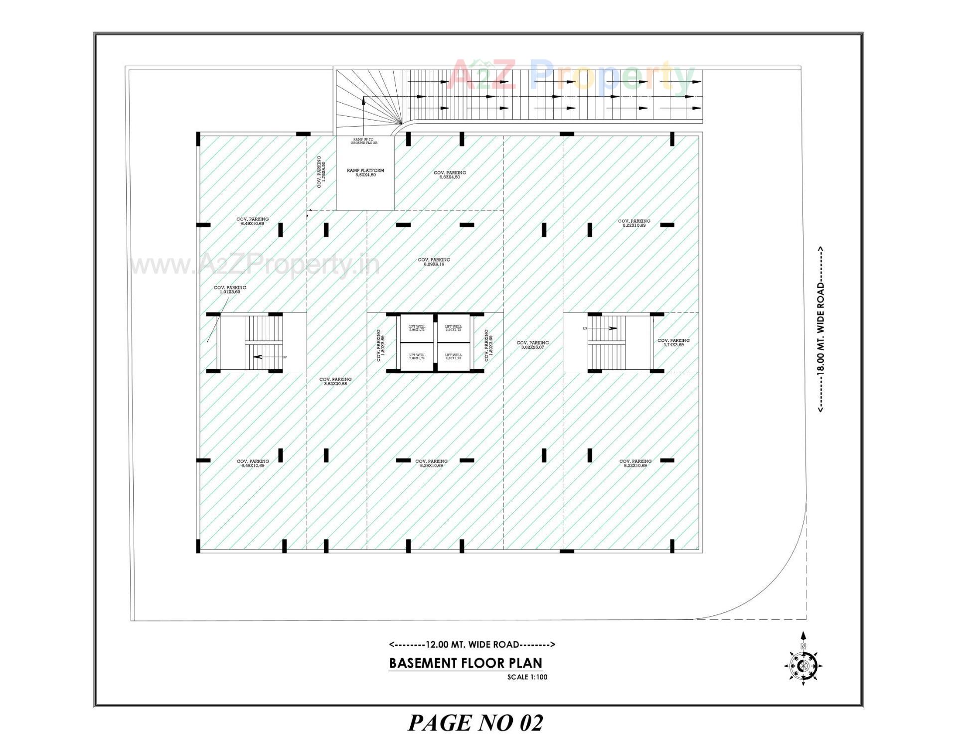 Layout of real estate project Balaji Spaaces Ii located at Rajkot, Rajkot, Gujarat