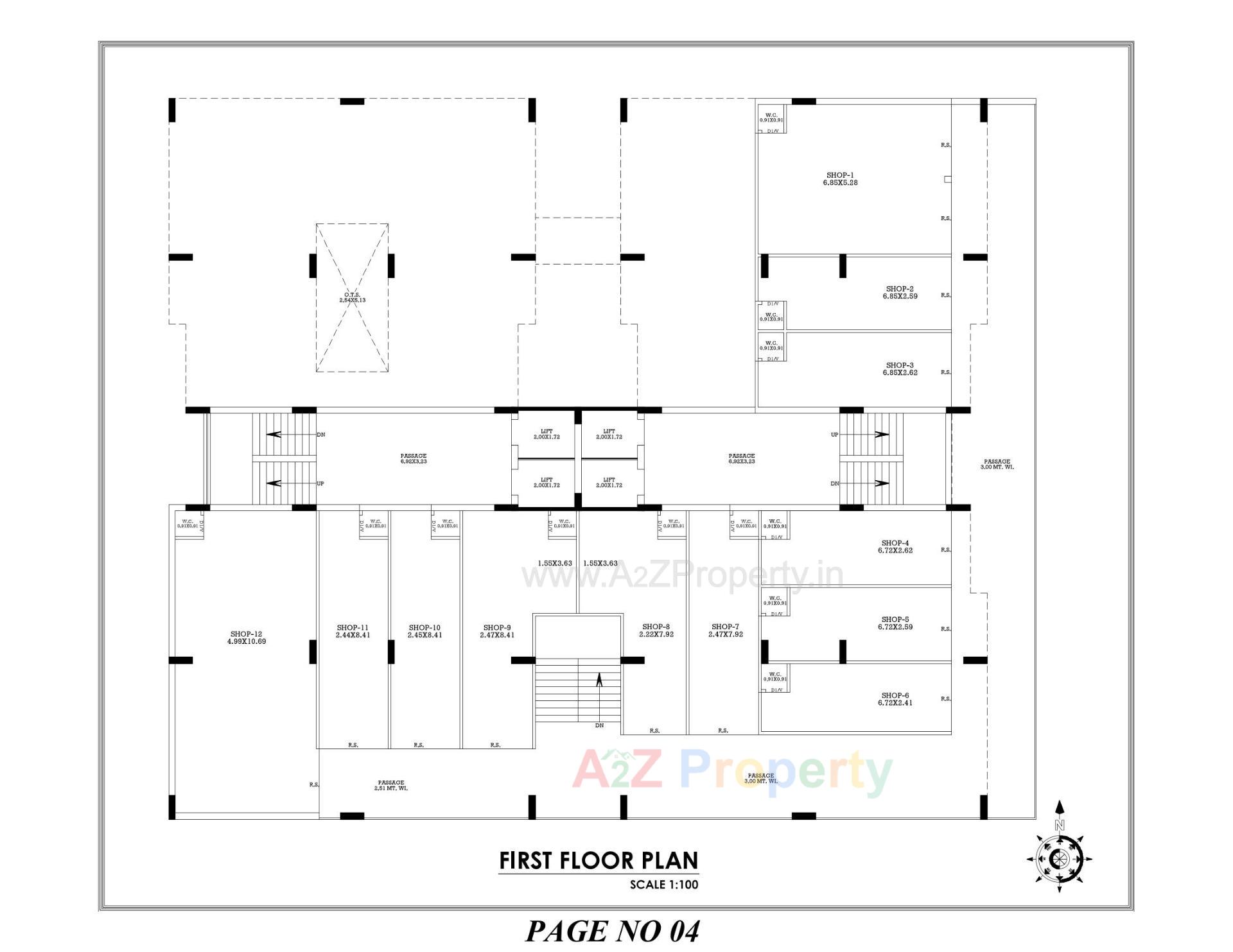 Layout of real estate project Balaji Spaaces Ii located at Rajkot, Rajkot, Gujarat