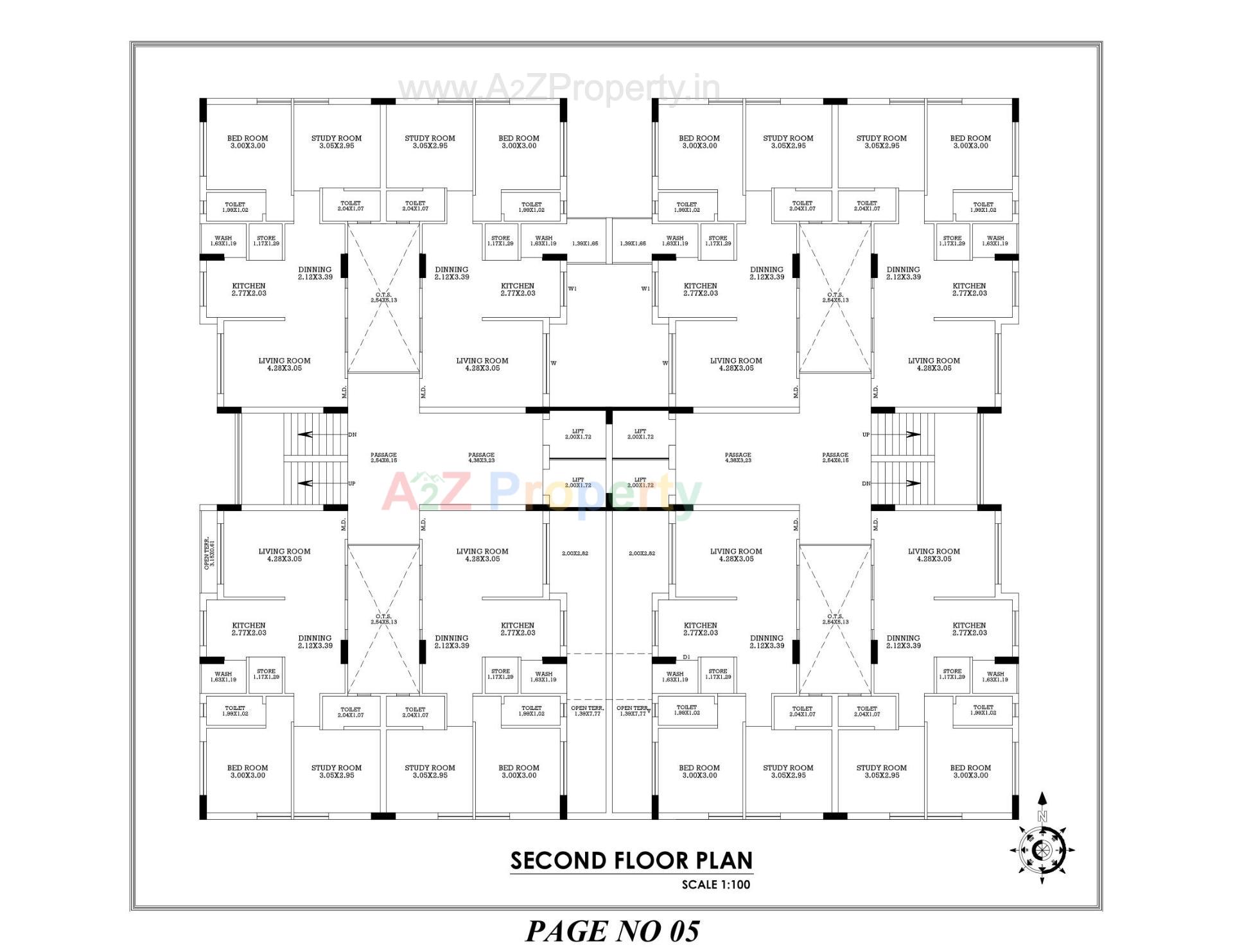 Layout of real estate project Balaji Spaaces Ii located at Rajkot, Rajkot, Gujarat