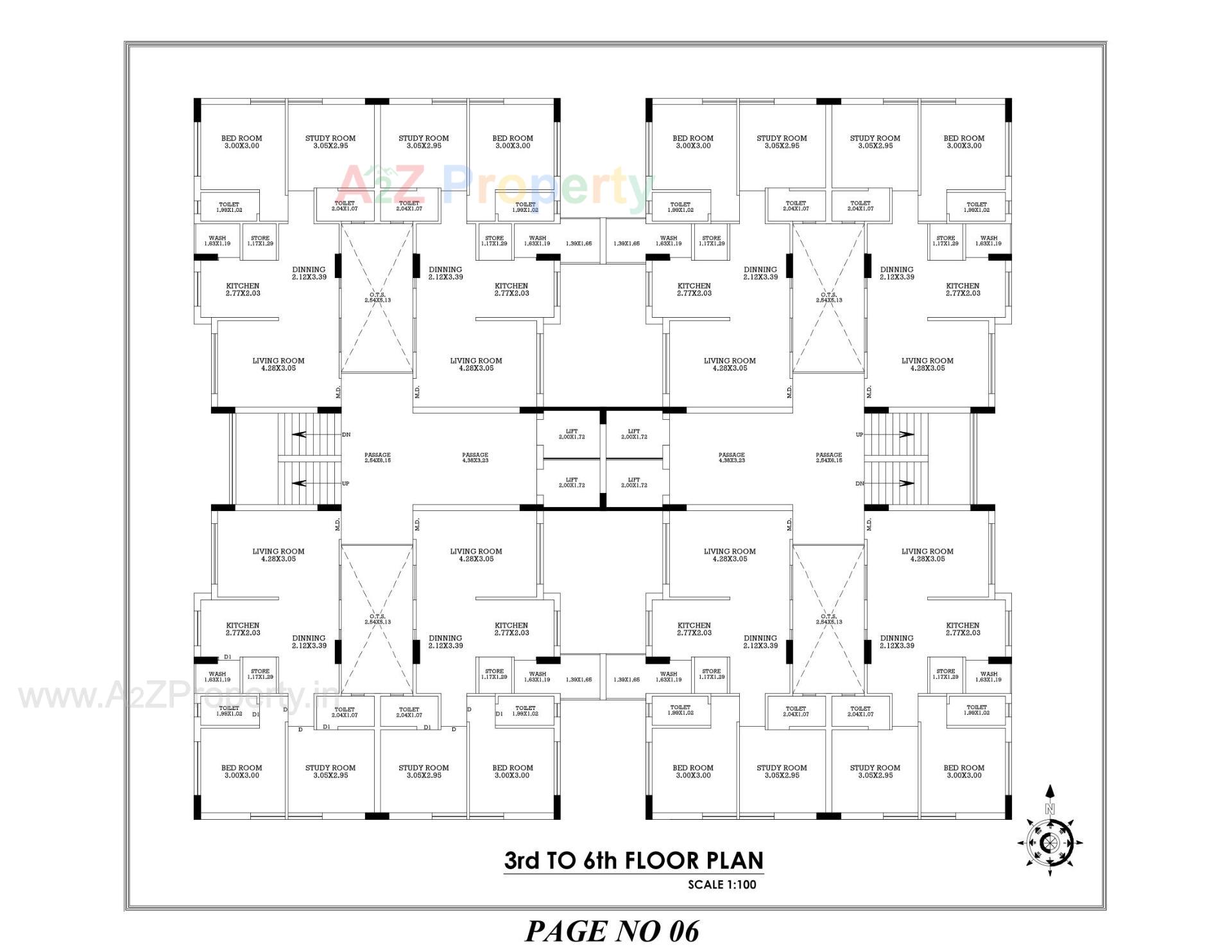 Layout of real estate project Balaji Spaaces Ii located at Rajkot, Rajkot, Gujarat