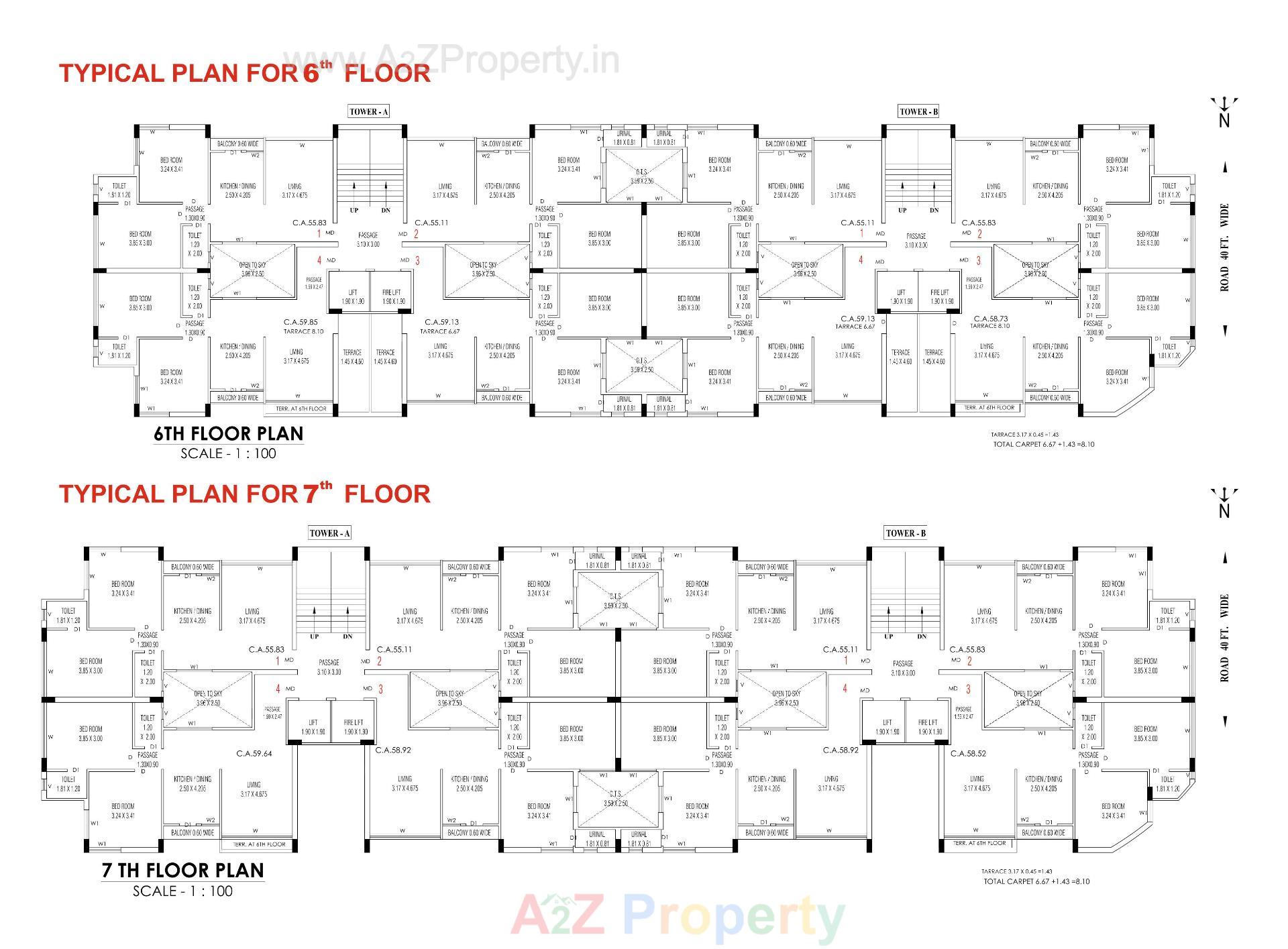 Layout of real estate project Balaji Spaaces located at Rajkot, Rajkot, Gujarat