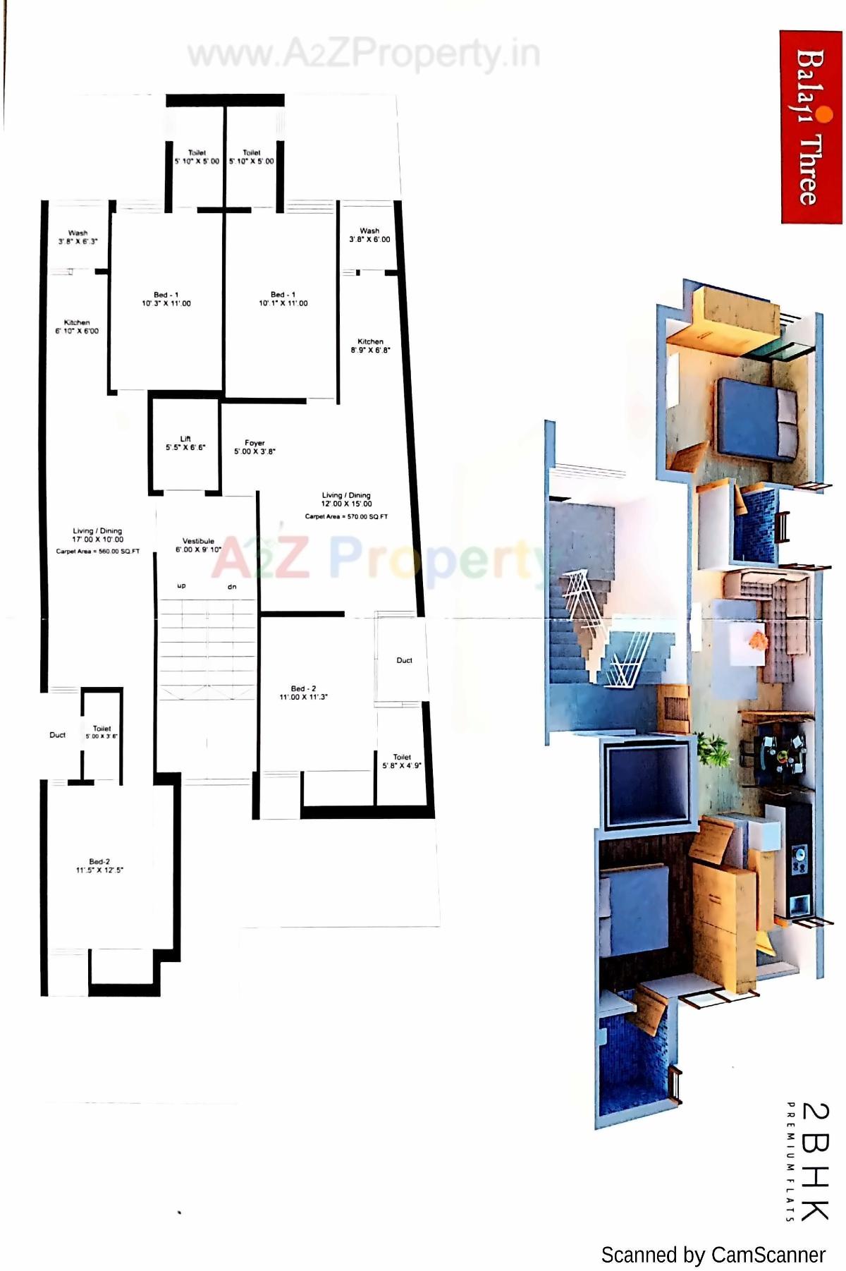 Layout of real estate project Balaji Three located at Rajkot, Rajkot, Gujarat