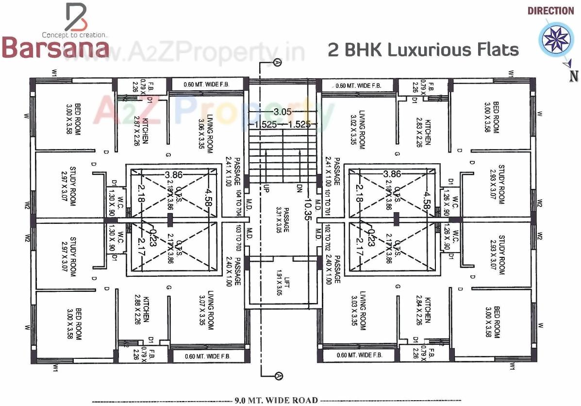  of real estate project Barsana located at Mavdi, Rajkot, Gujarat