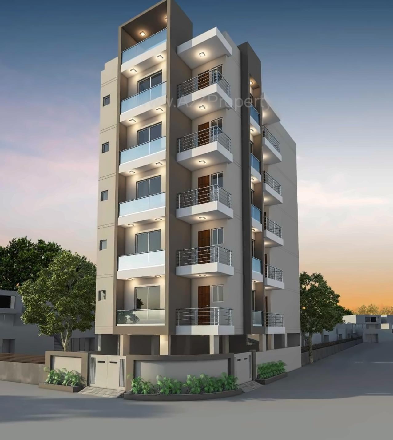 3D Elevation of real estate project Bhagwati Avenue located at Rajkot, Rajkot, Gujarat