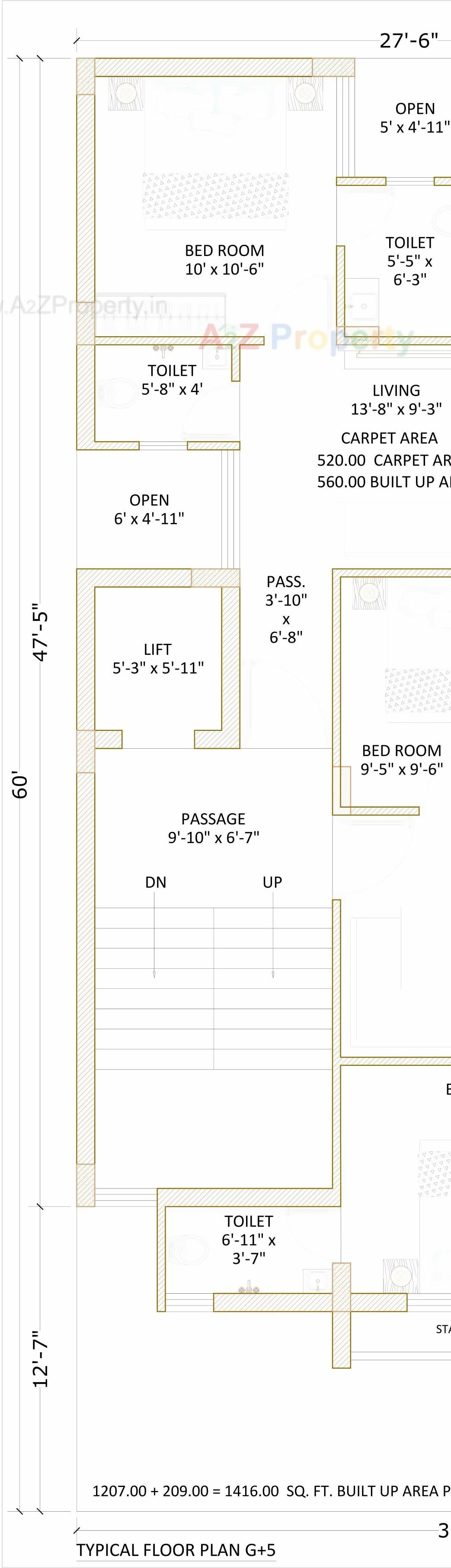 Layout of real estate project Bhagwati Avenue located at Rajkot, Rajkot, Gujarat