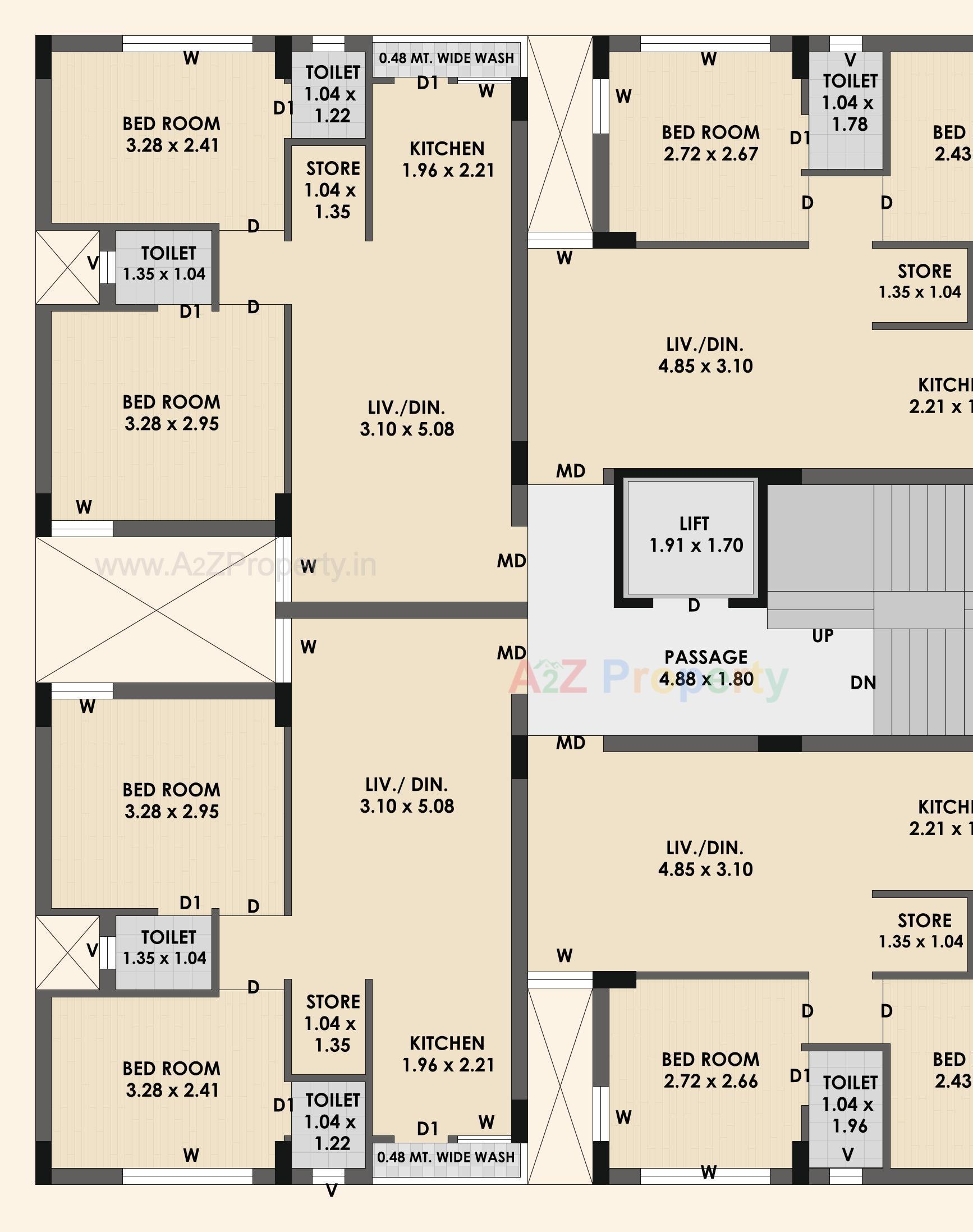 Layout of real estate project Bhoomi located at Rajkot, Rajkot, Gujarat