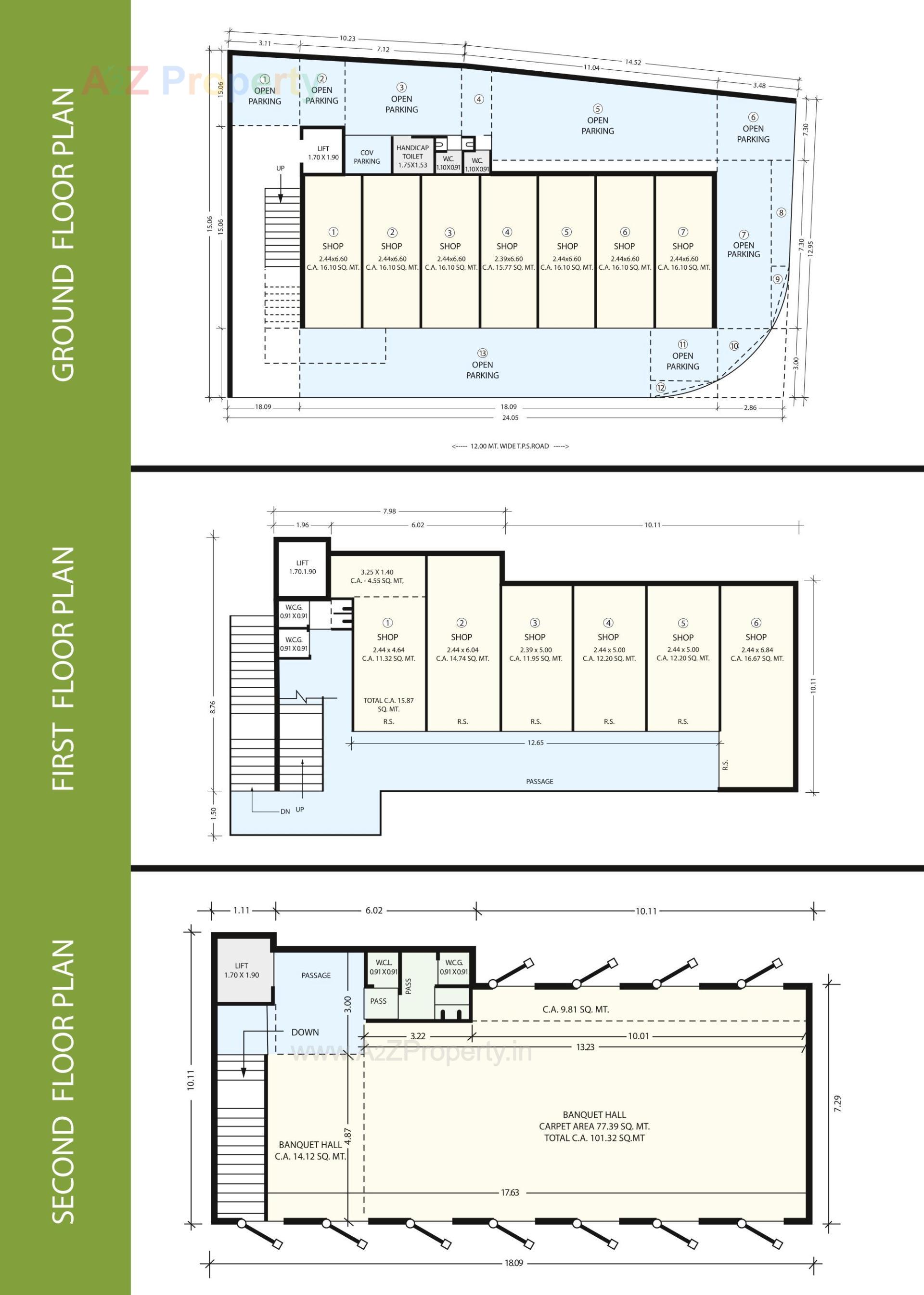 Layout of real estate project Bilva Complex located at Rajkot, Rajkot, Gujarat