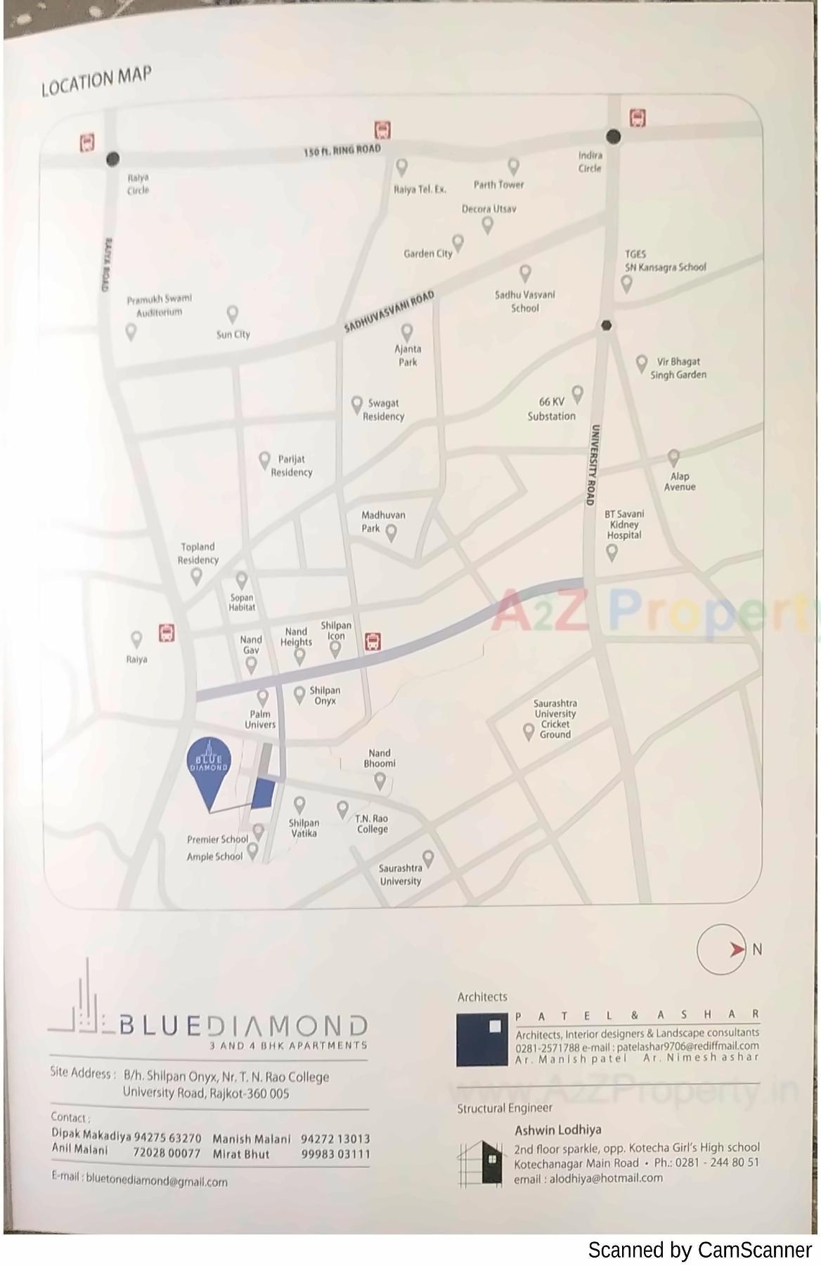  of real estate project Blue Diamond located at Rajkot, Rajkot, Gujarat