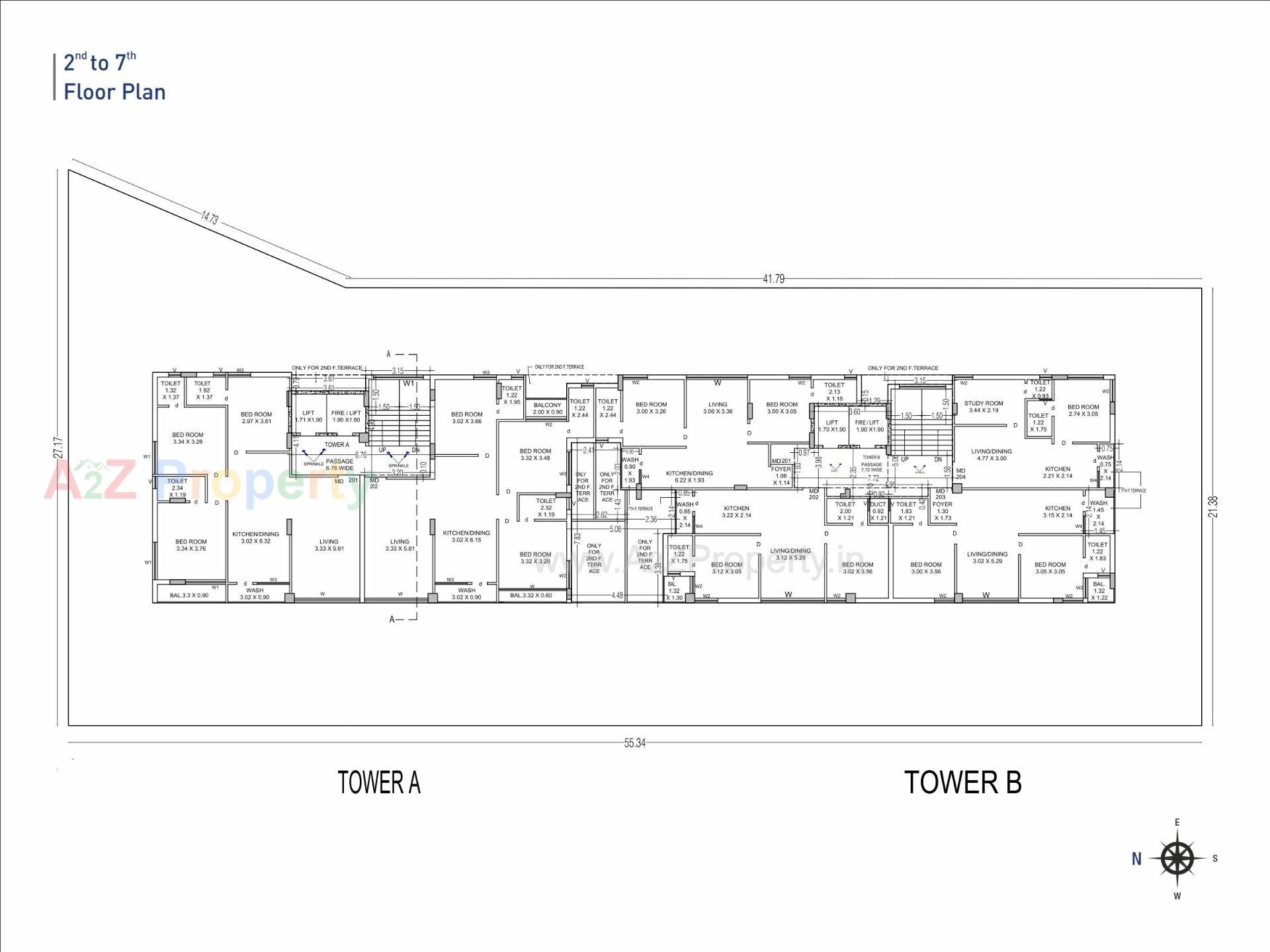 Layout of real estate project Bombay Silver Height located at Rajkot, Rajkot, Gujarat