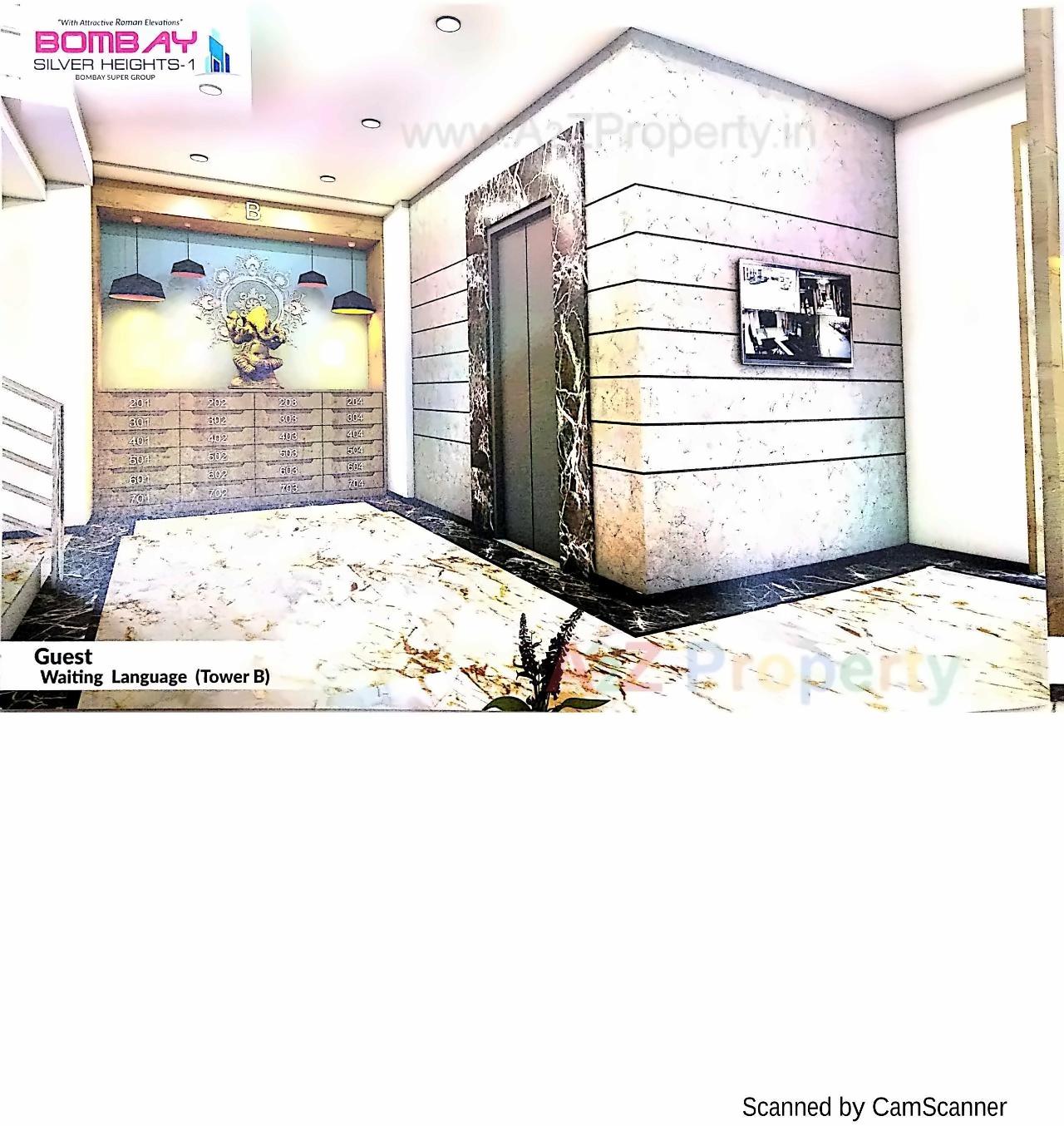 3D Elevation of real estate project Bombay Silver Heights located at Rajkot, Rajkot, Gujarat