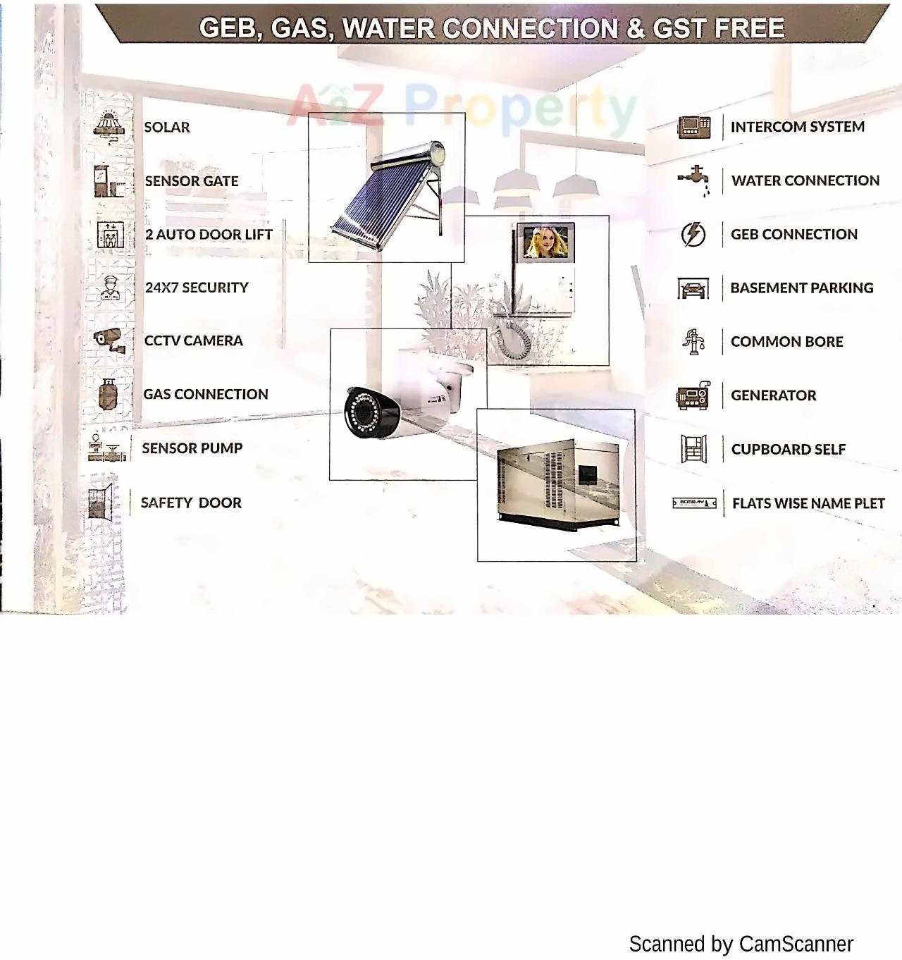 Layout of real estate project Bombay Silver Heights located at Rajkot, Rajkot, Gujarat