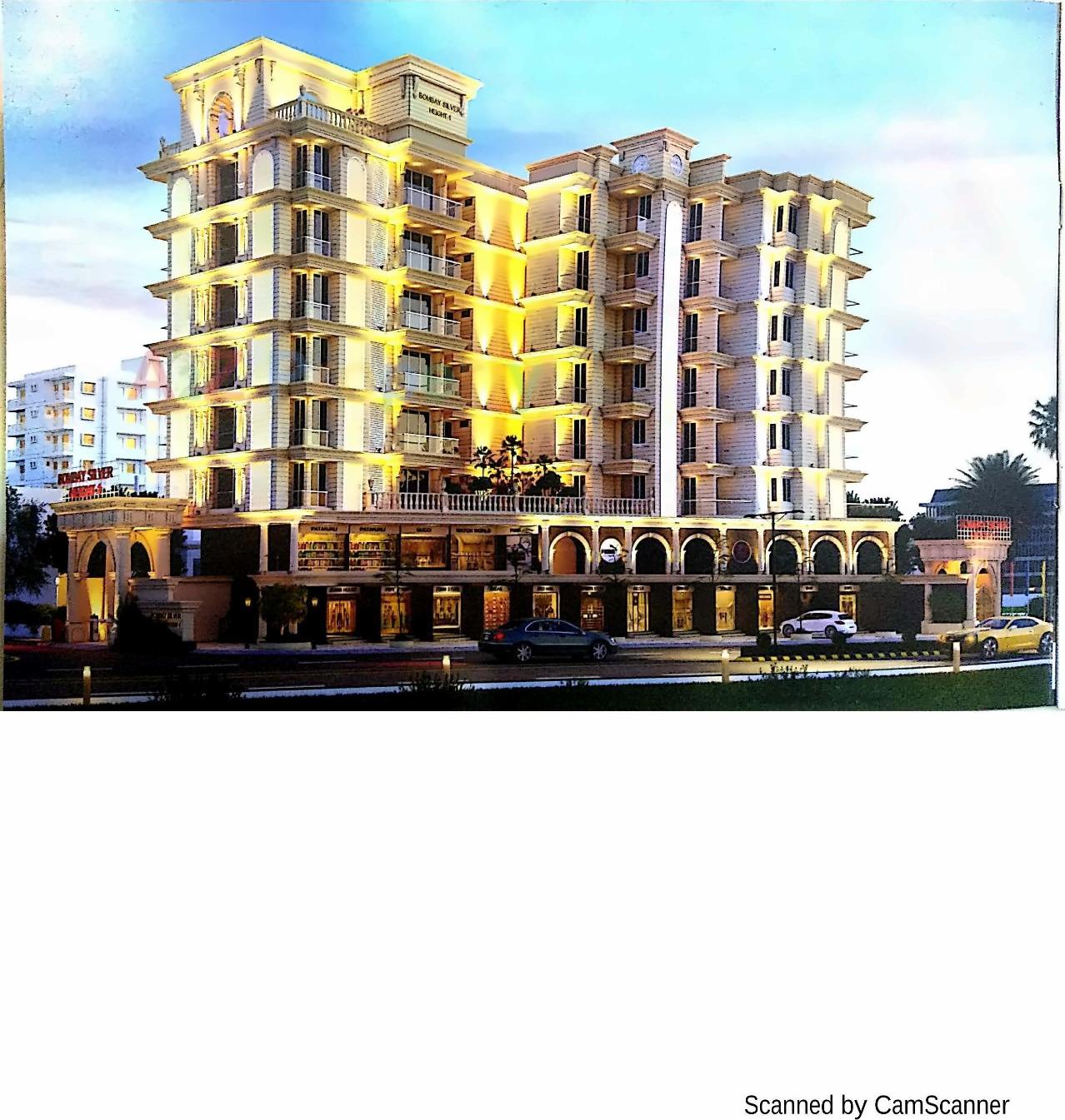 3D Elevation of real estate project Bombay Silver Heights located at Rajkot, Rajkot, Gujarat