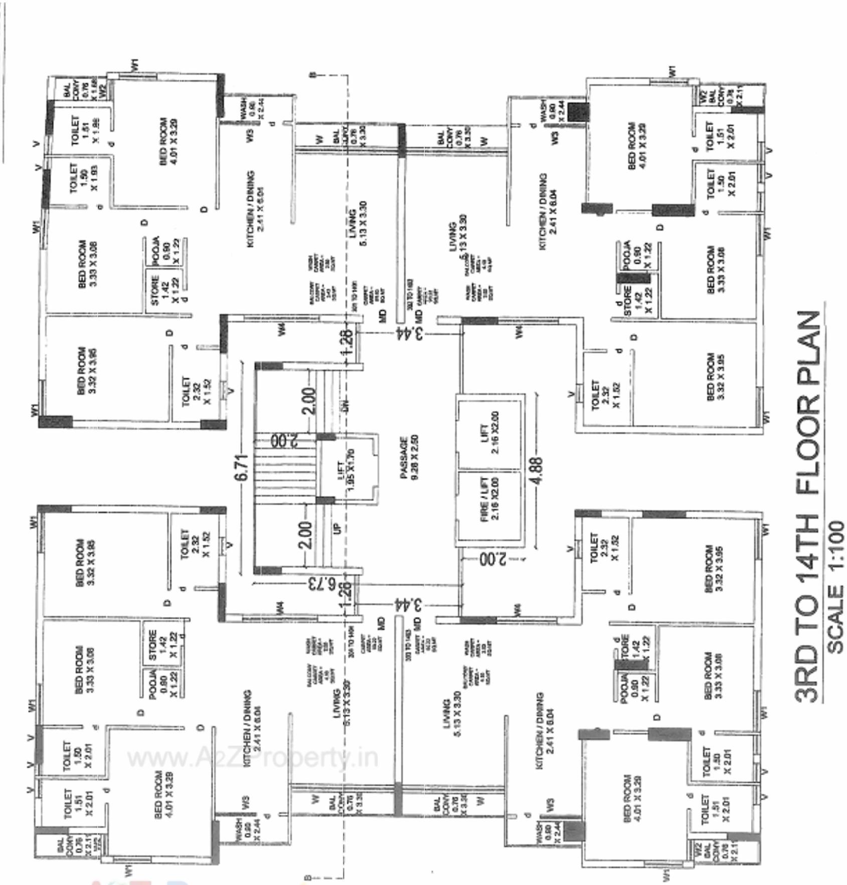 Layout of real estate project Bombay Super Height located at Rajkot, Rajkot, Gujarat