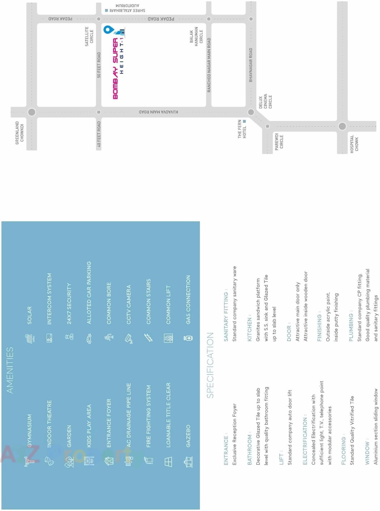  of real estate project Bombay Super Height located at Rajkot, Rajkot, Gujarat