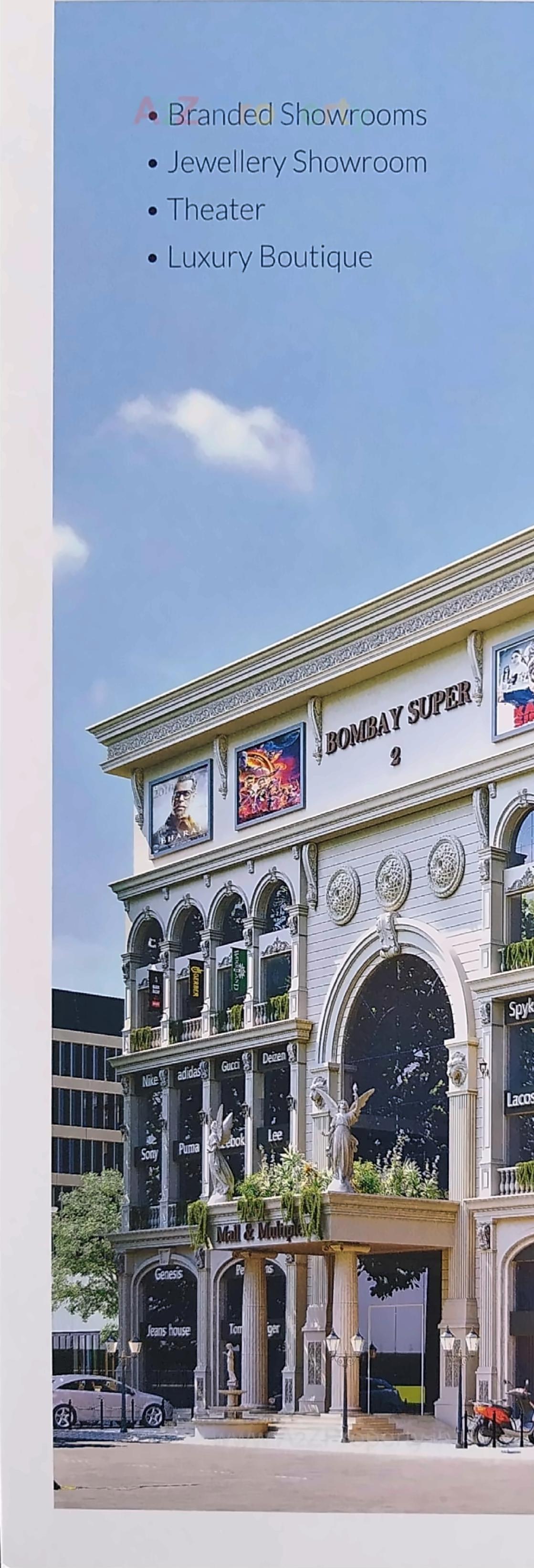 3D Elevation of real estate project Bombay Super Heights located at Rajkot, Rajkot, Gujarat